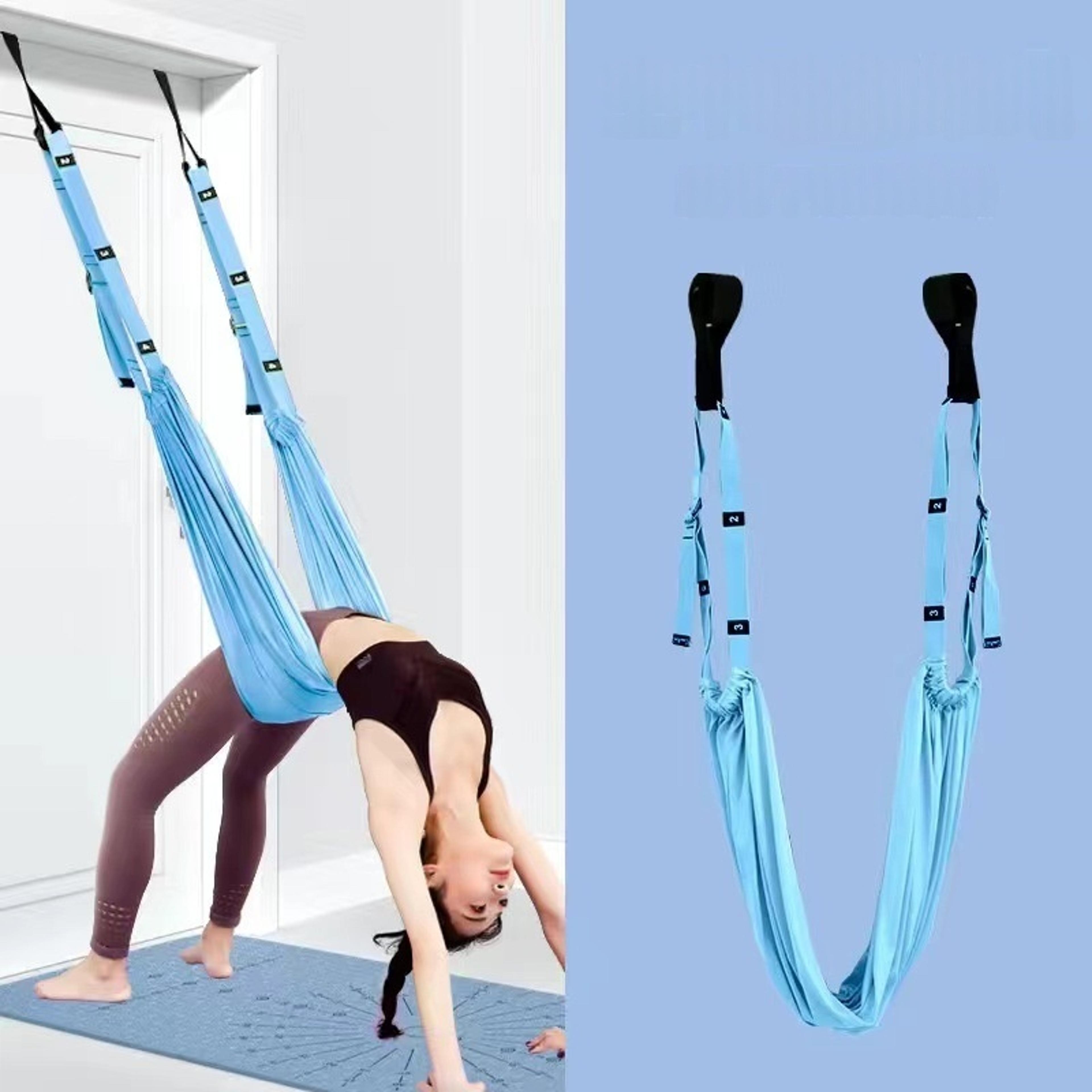 Door Yoga Trainer Stretching Strap For Back Flexibility  Home Fitness 3