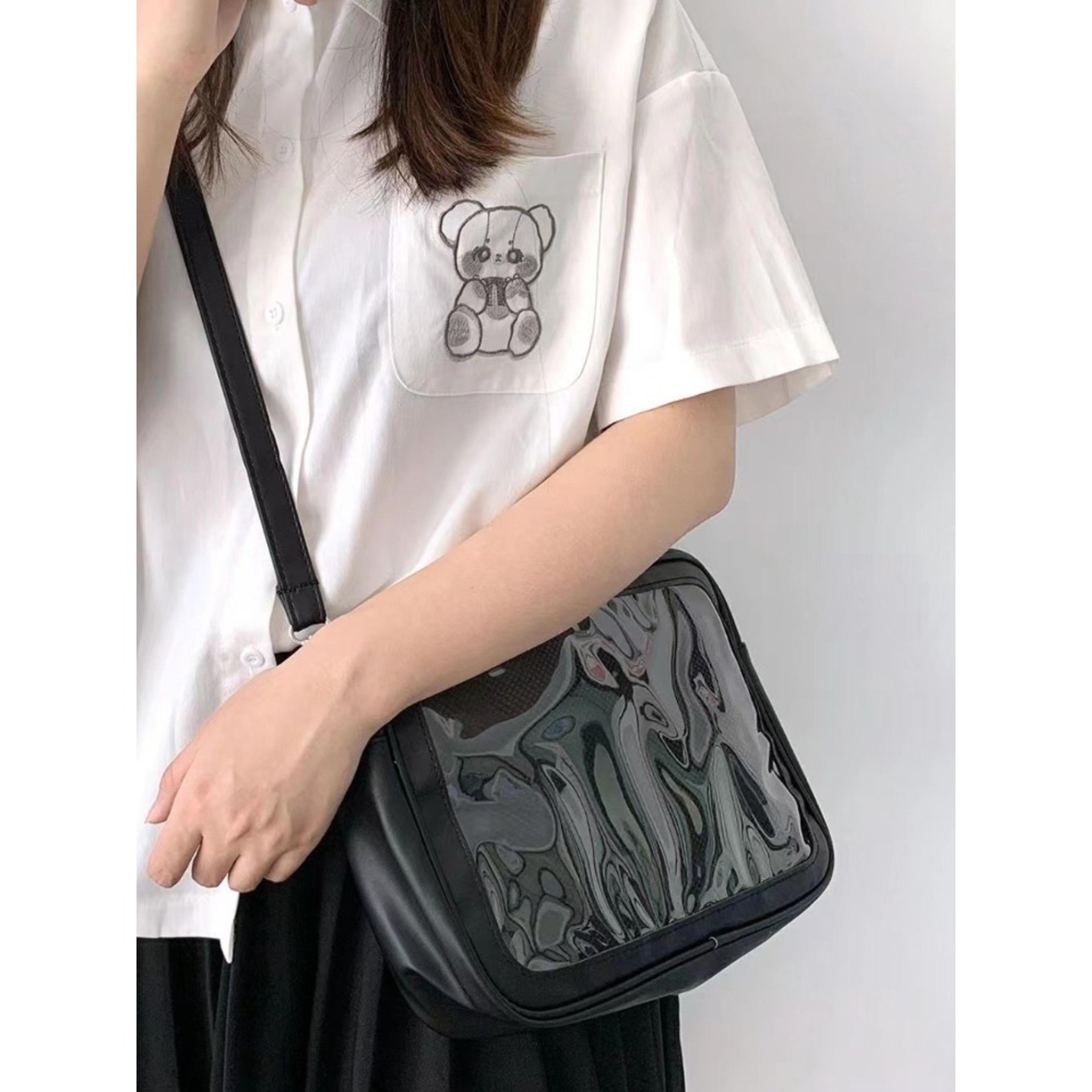 Bag Transparent Crossbody Bag For Pins Charms  Everyday Style 2