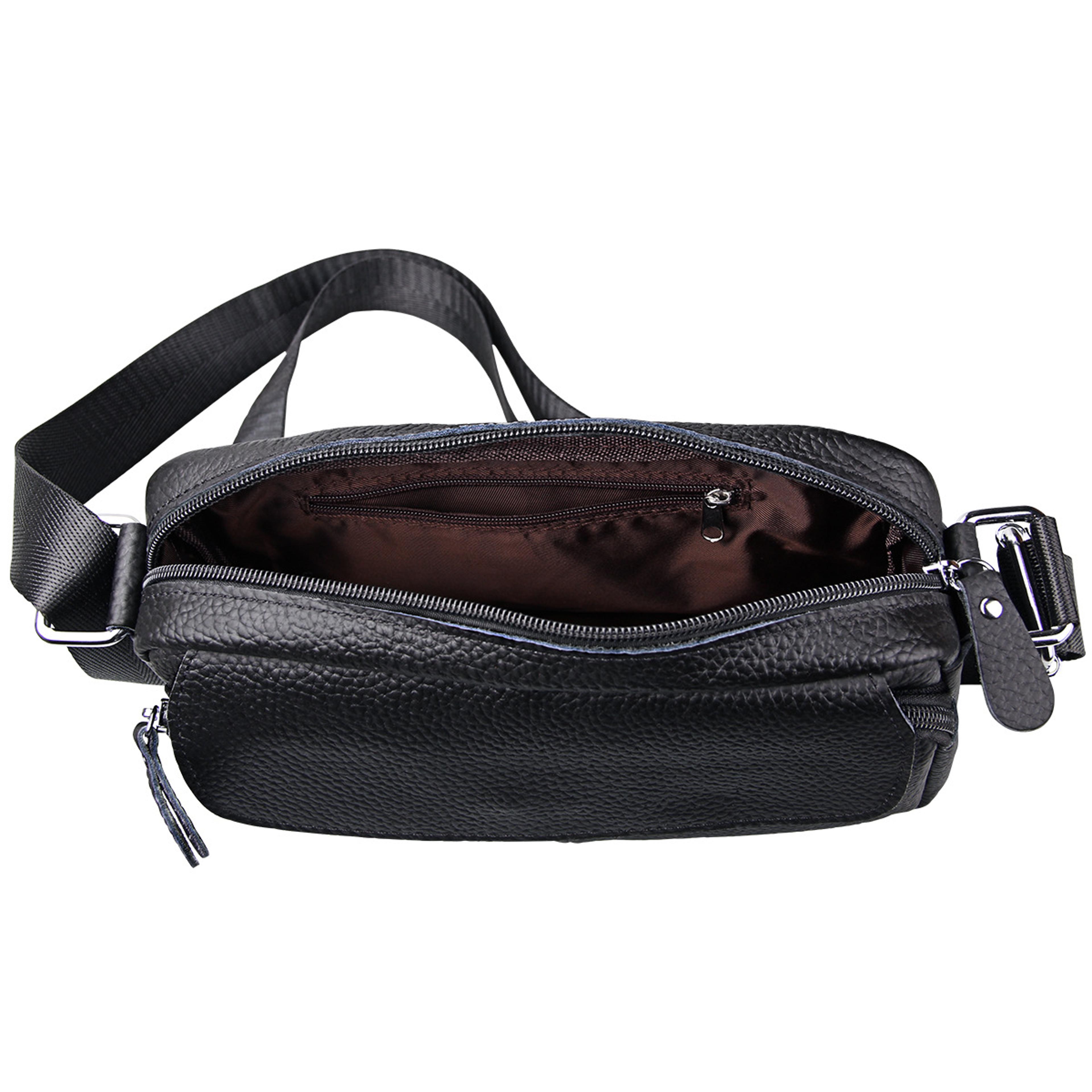 Soft Genuine Leather Crossbody Bag For Women Premium Messenger Shoulder Purse 4