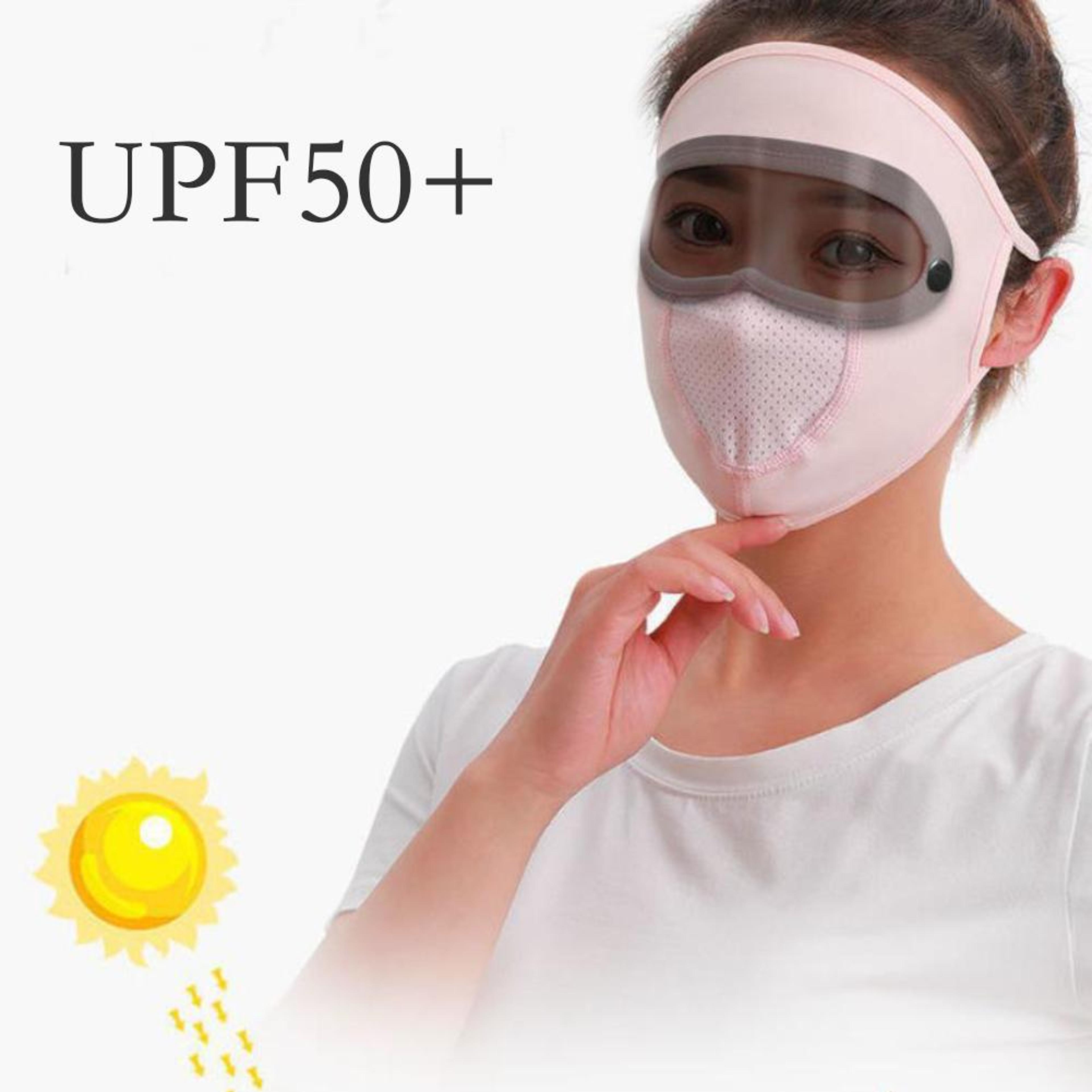 UV Shield Sun Protection Face Mask With Wide Brim Visor For Cycling Hiking  Outdoor Summer Wear 7