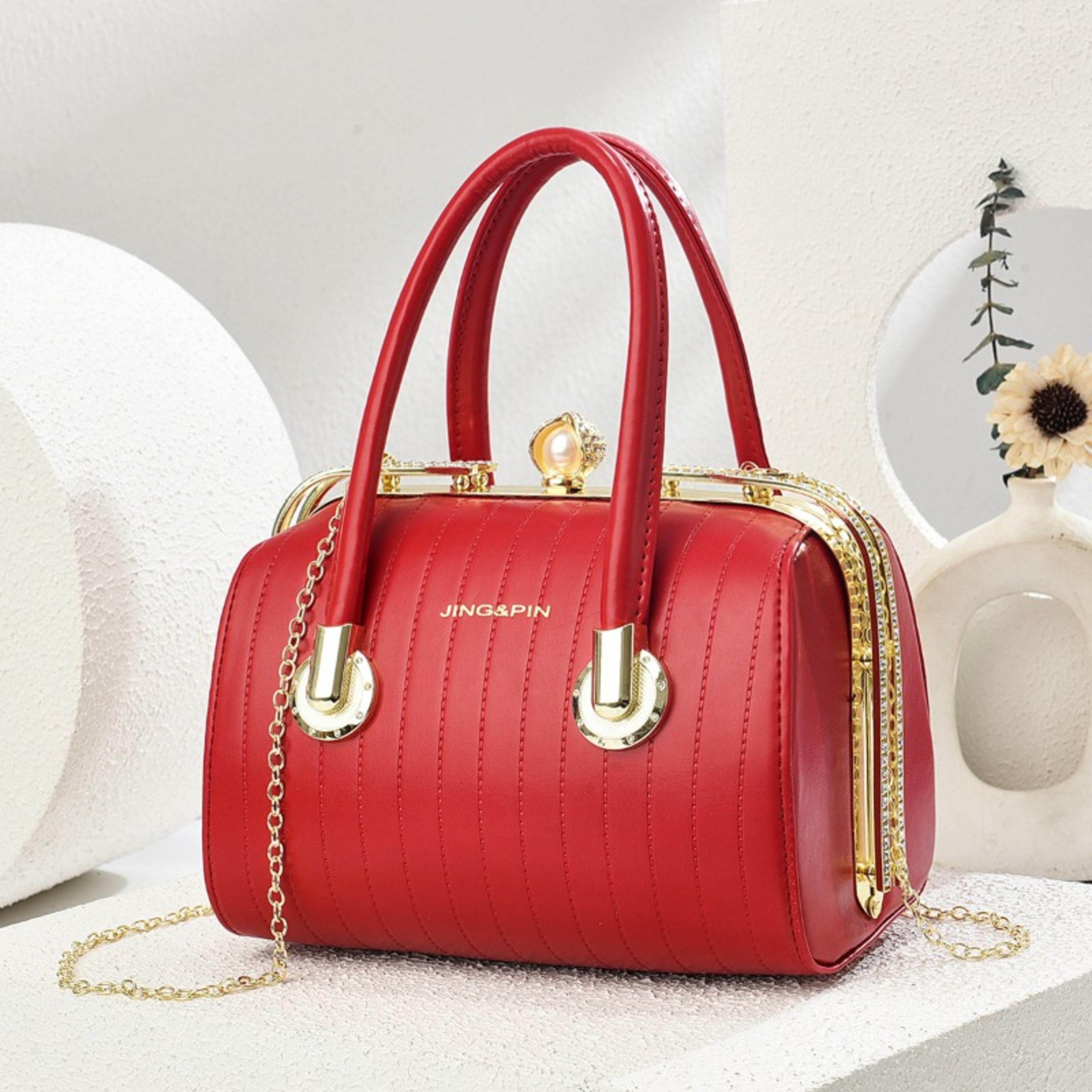 Elegant Boston Handbag Chain Shoulder  Womens Crossbody Bag For Everyday Style 3