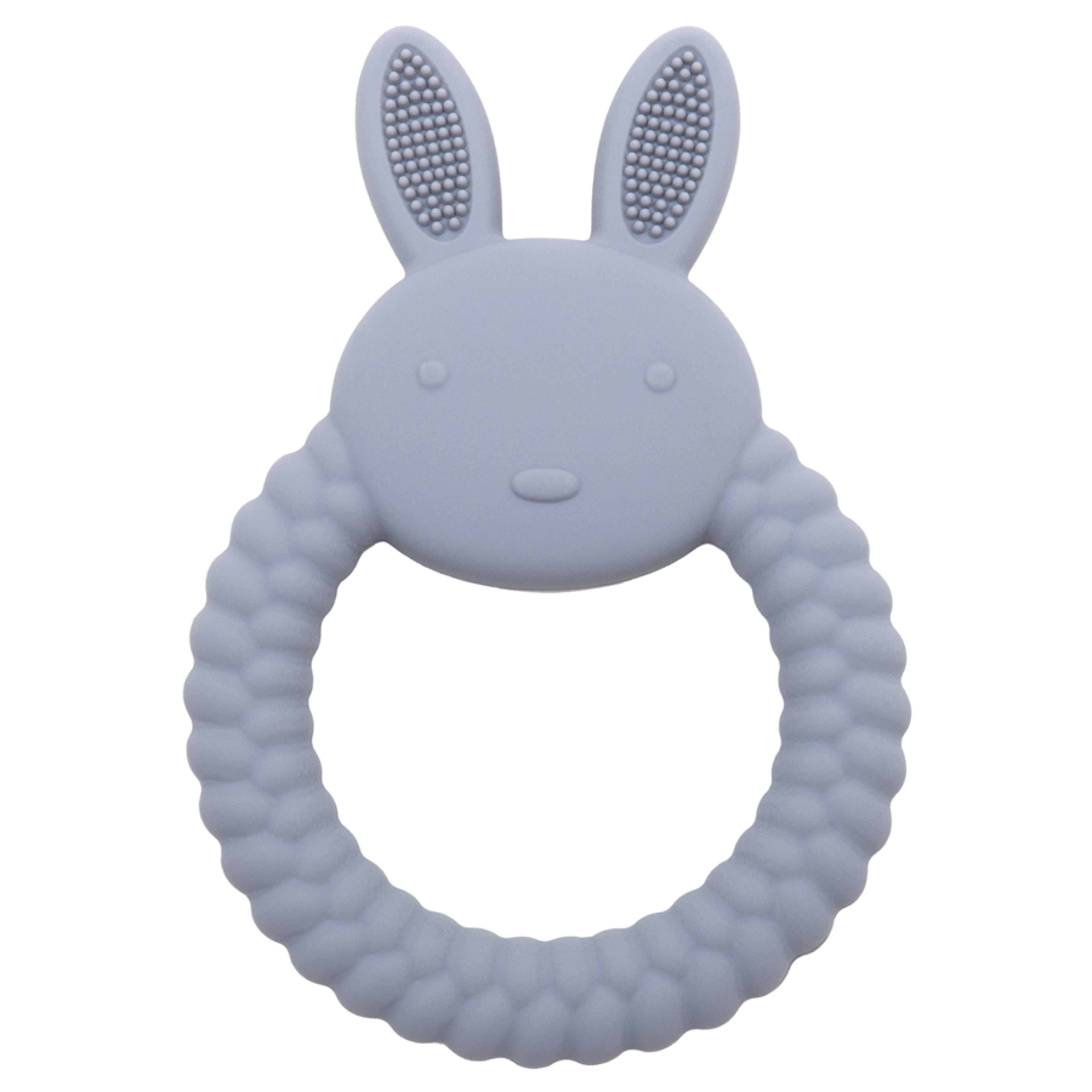 Baby Teether Silicone Rabbit BPA Free Teething Toy For Newborns  Infants 2