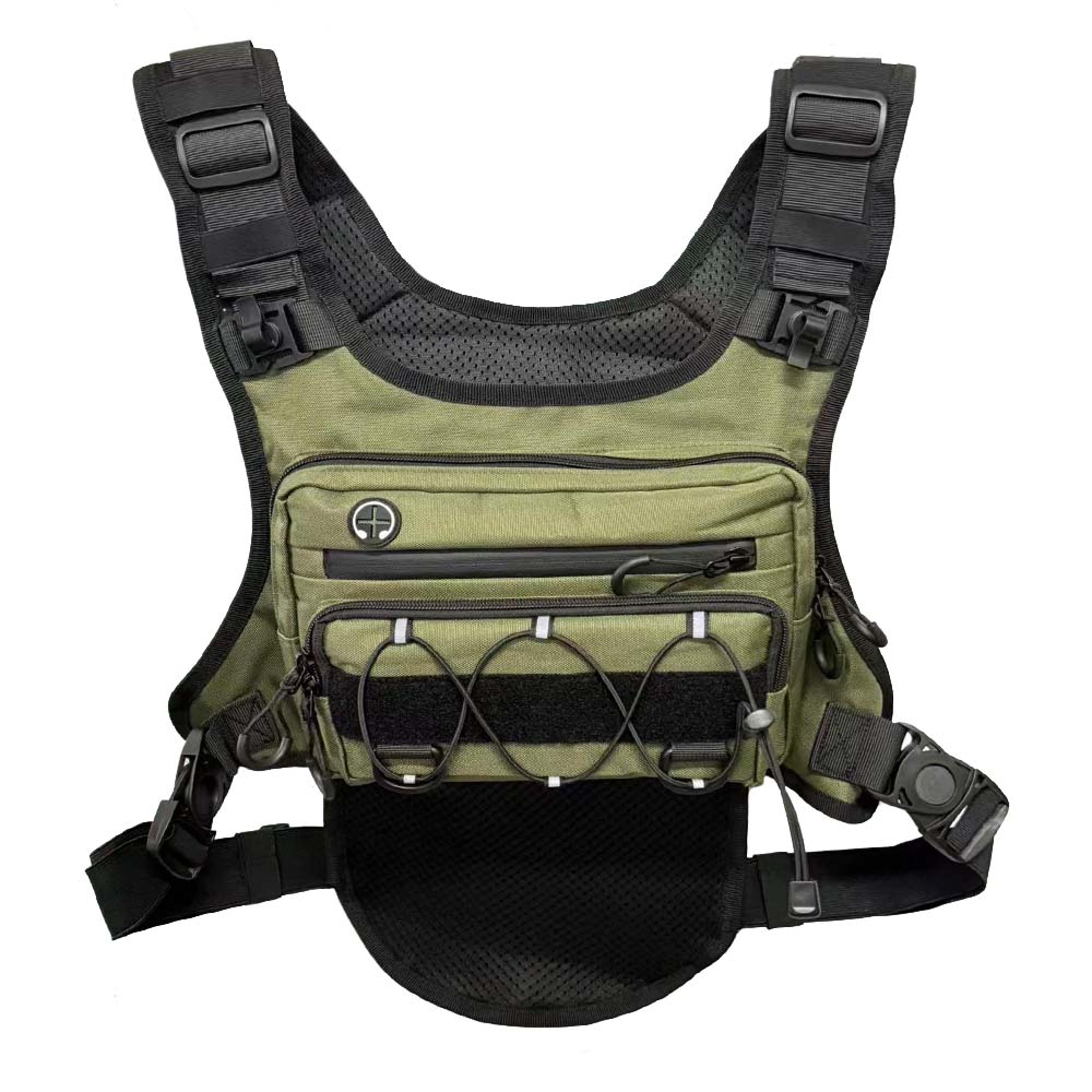 Tactical Chest Bag Running Hydration Vest With Multi Pocket Outdoor Chest Pack 4