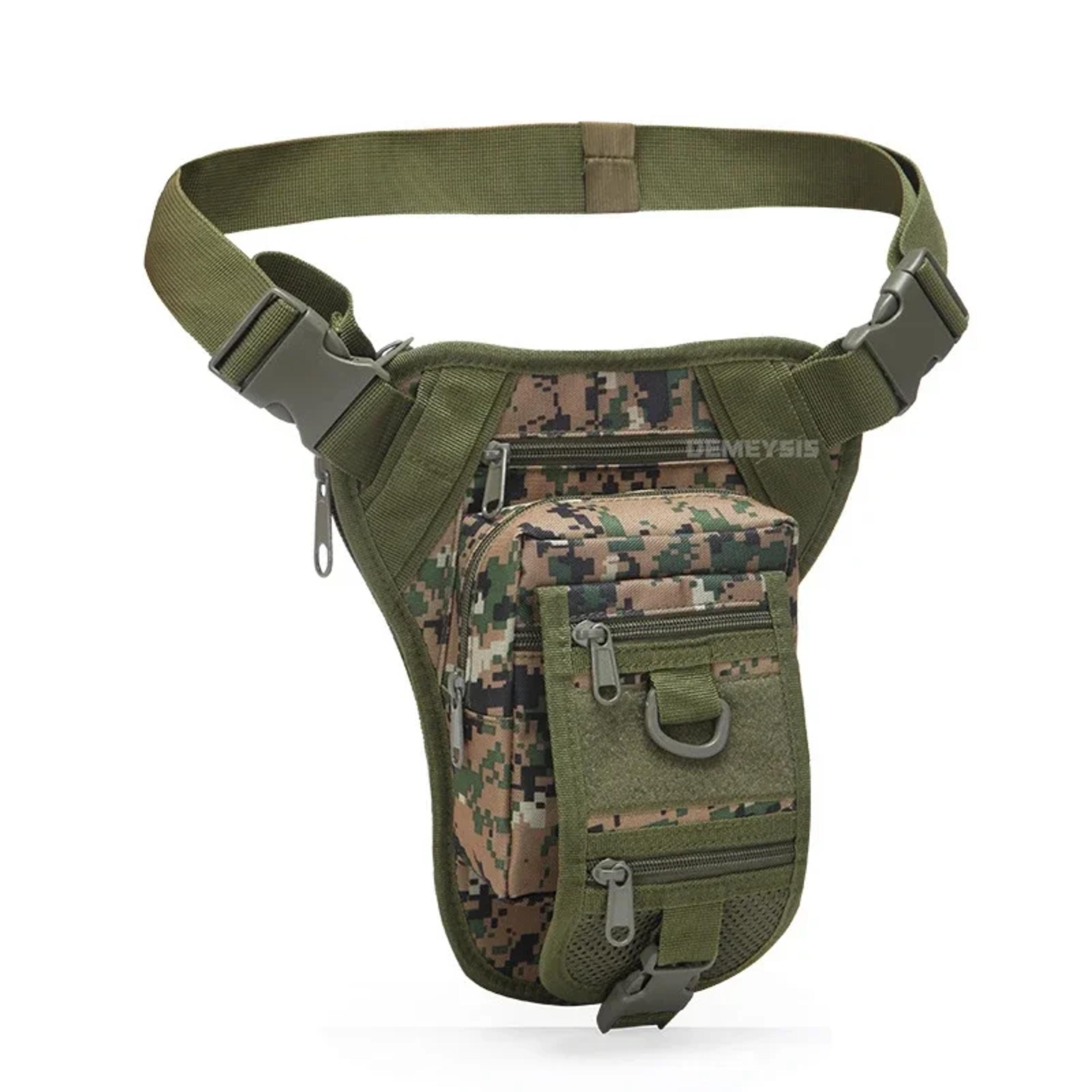 Tactical Drop Leg Bag With Adjustable Straps Motorcycle Leg Bag Outdoor Waist Pack 0