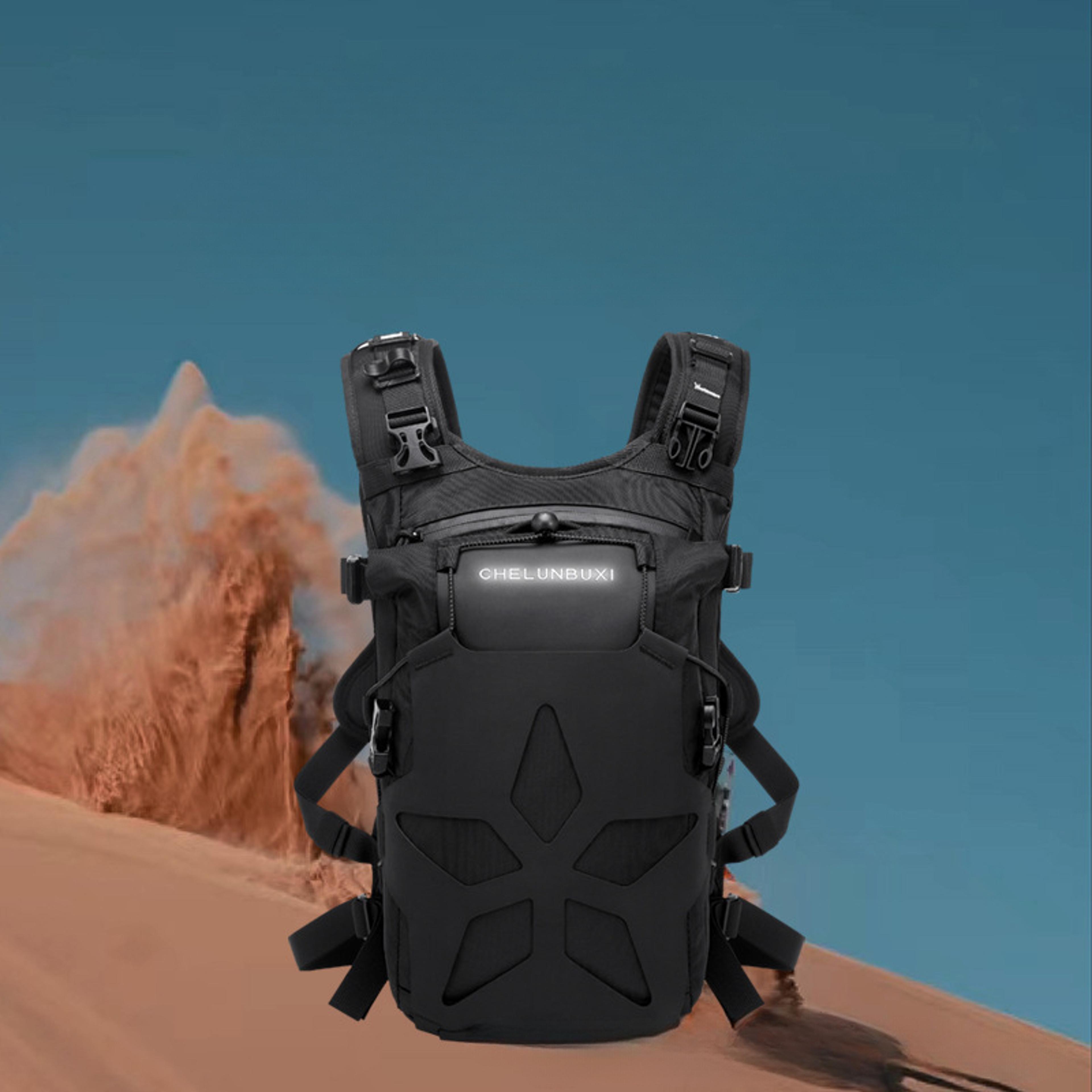 Waterproof Motorcycle Backpack Large Capacity Reflective Adventure Bag 2