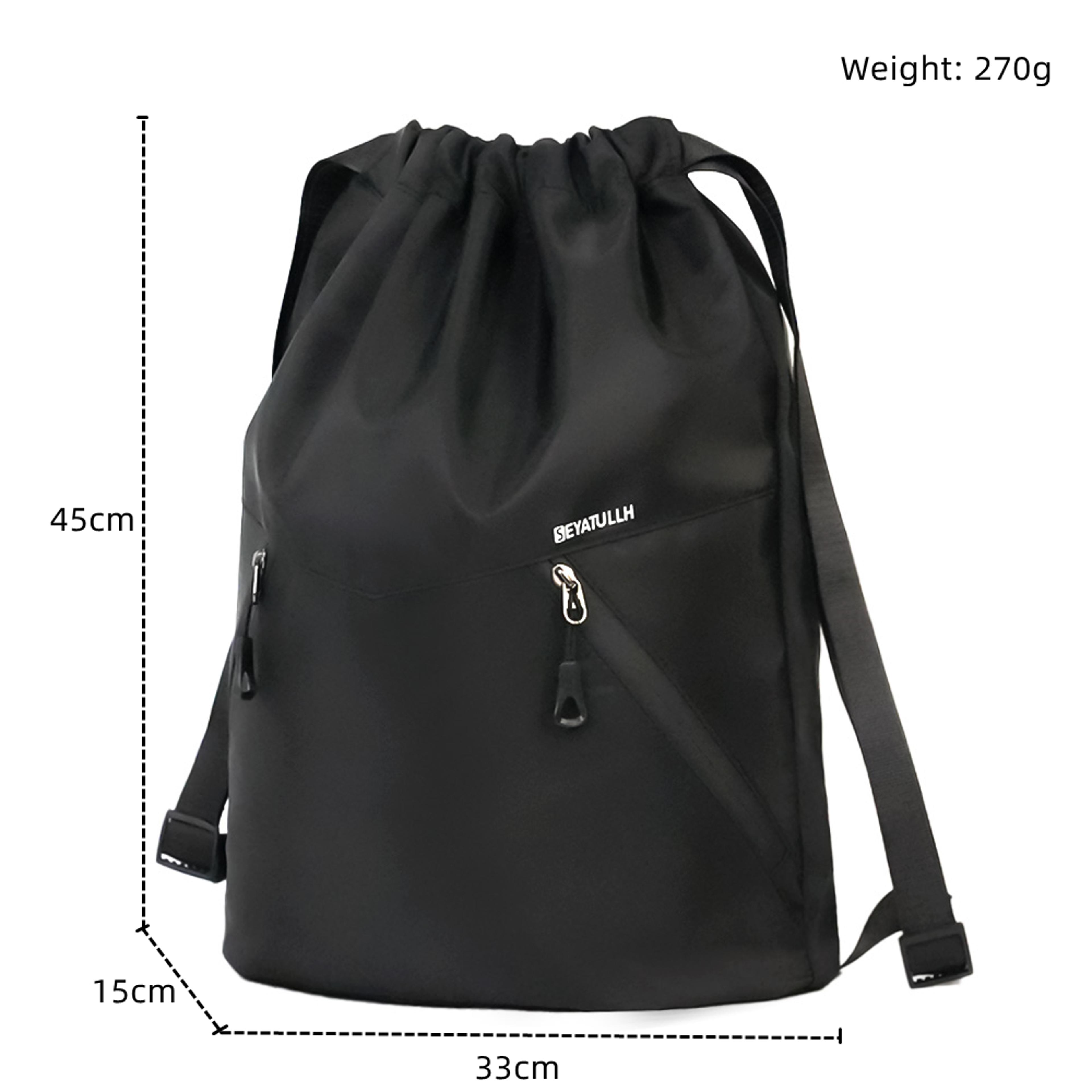 Waterproof Basketball Backpack Sports Travel Bag With Shoe Pouch For Fitness Hiking Outdoor Activit 2