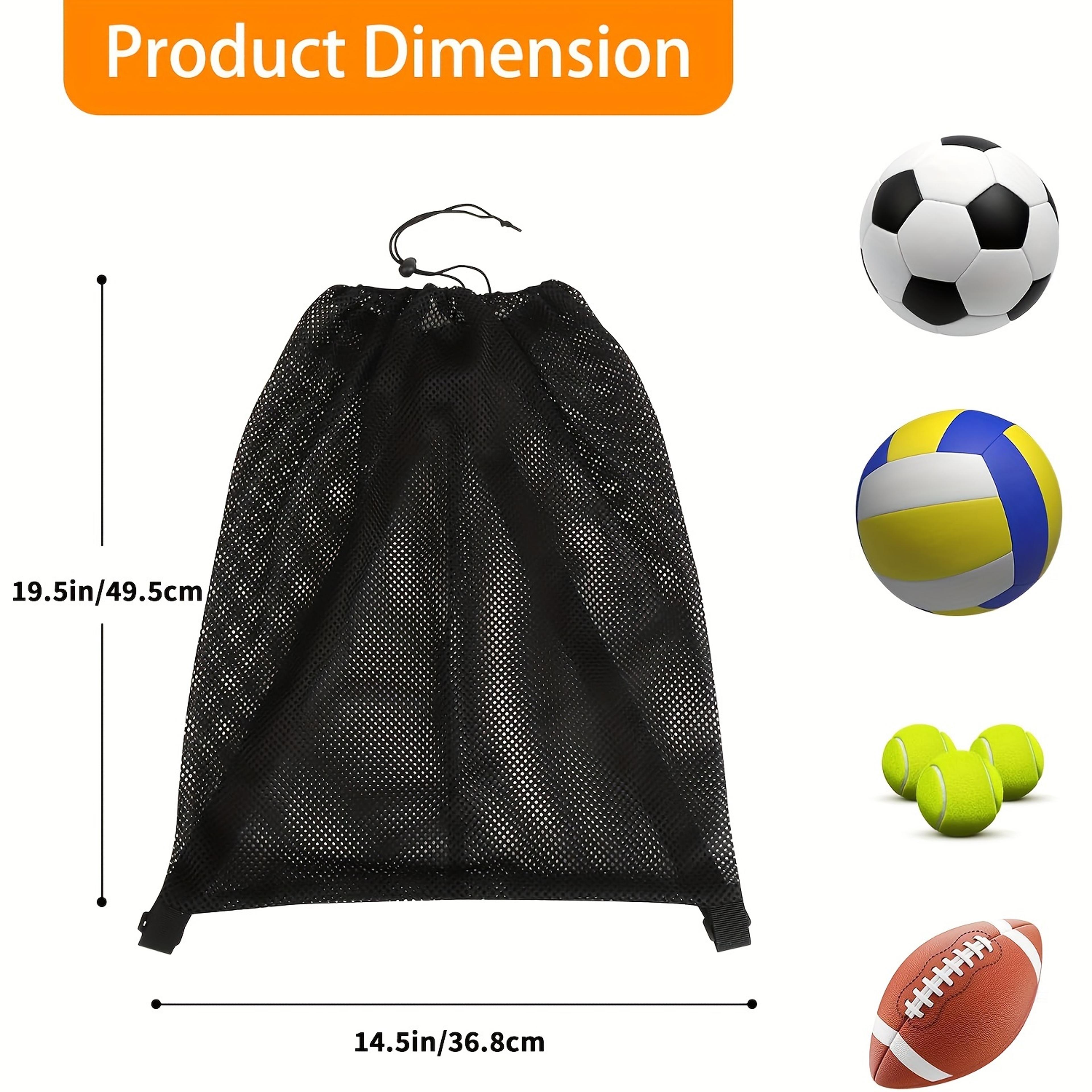 Ultra Dense Mesh Drawstring Backpack For Sports Equipment And Ball Storage 2