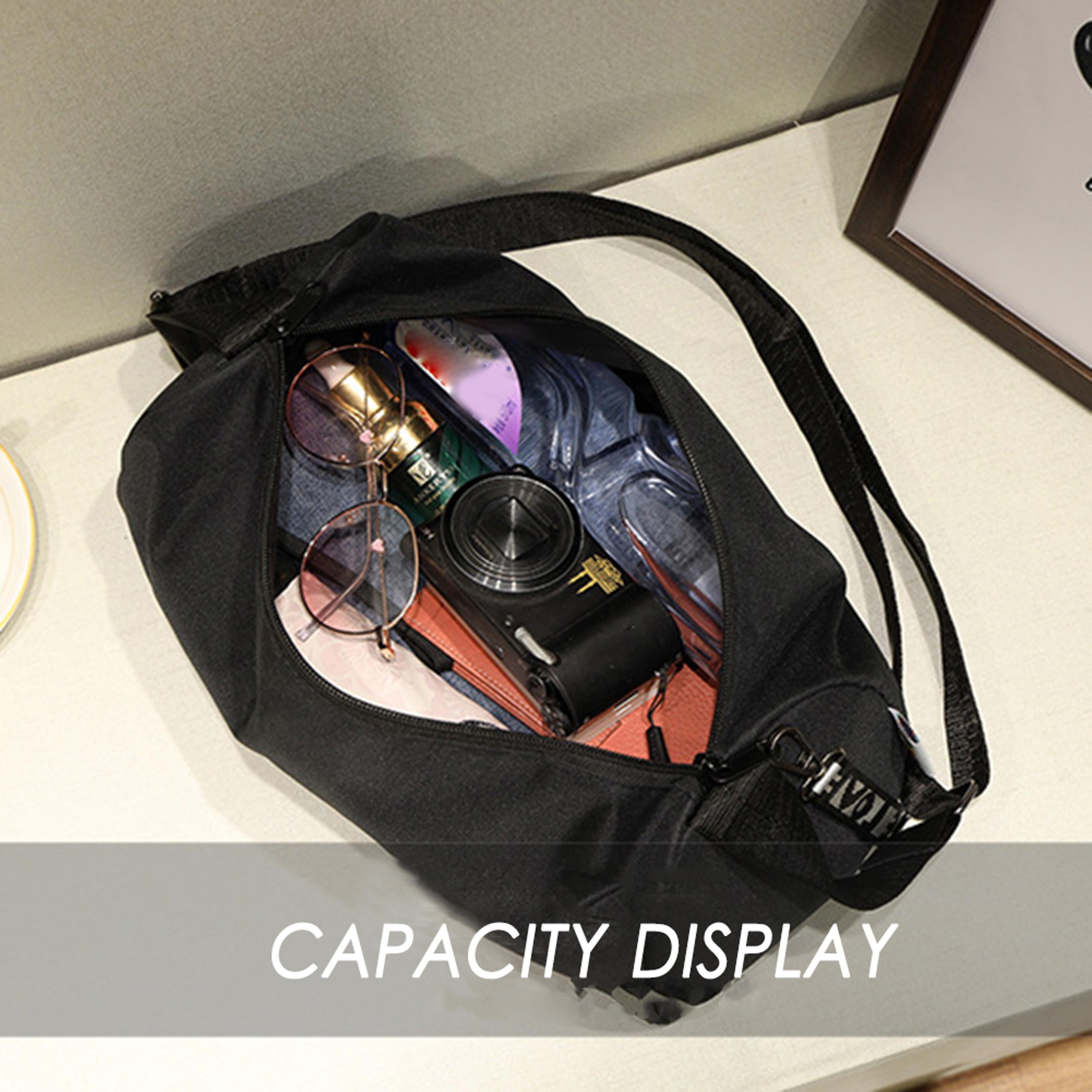 Portable Gym Duffel Bag Travel Sports Carry Bag With Adjustable Strap And Durable 600D Nylon 5