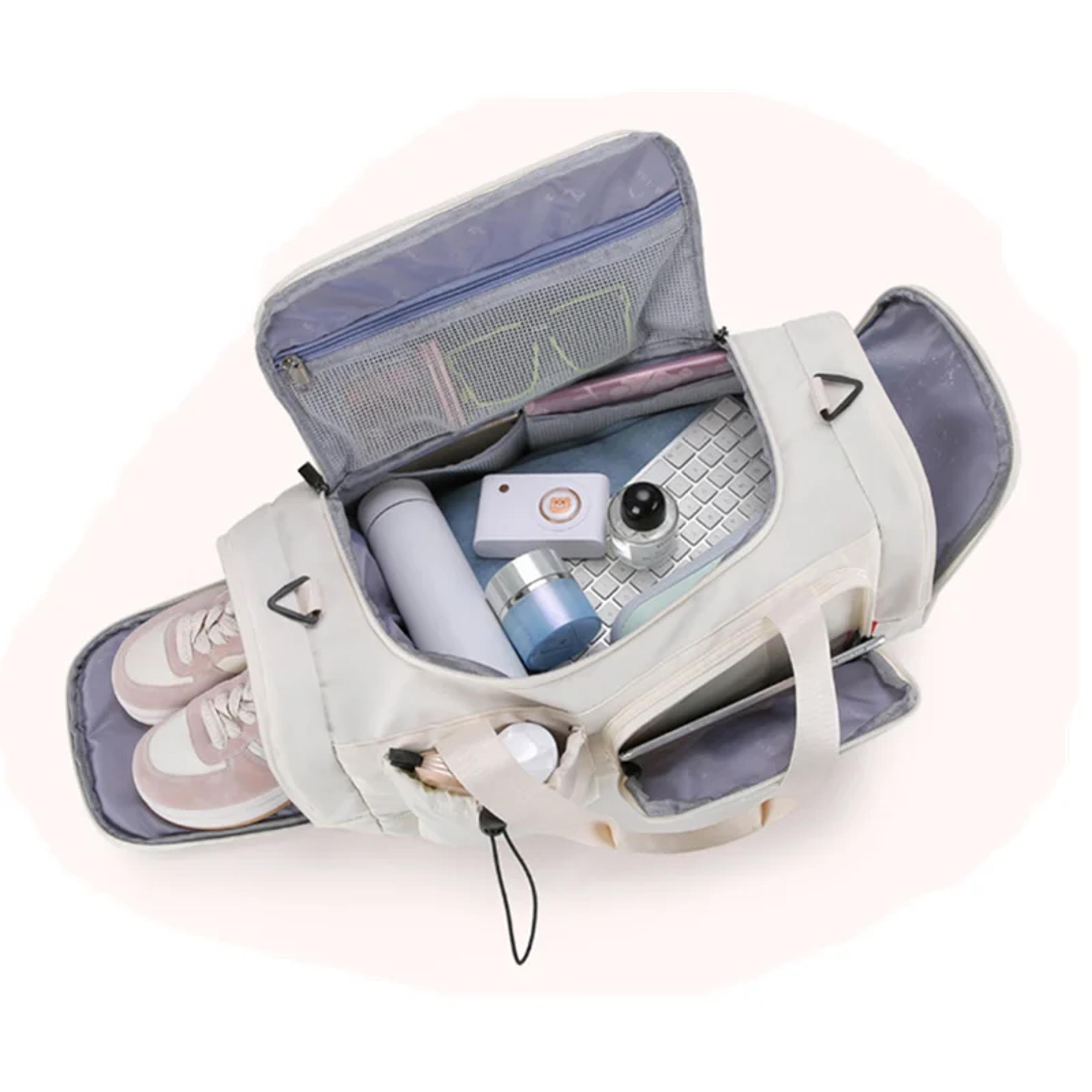 Travel Gym Bag With Wet Dry Storage  Shoe Compartment For Fitness Travel  Swimming 6