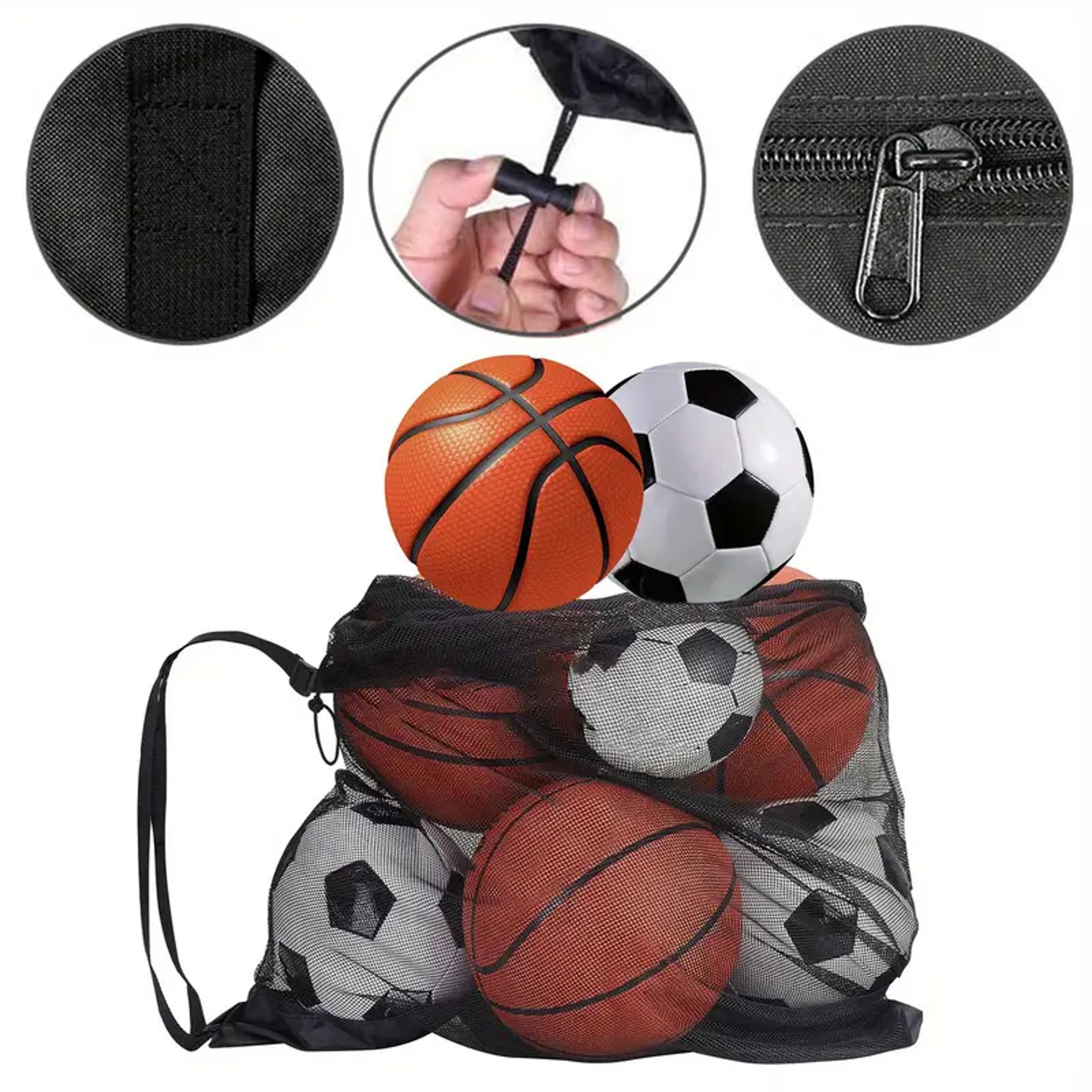 Portable Large Capacity Ball Storage Bag With Shoulder Strap For Basketball Football Sports Gear 6
