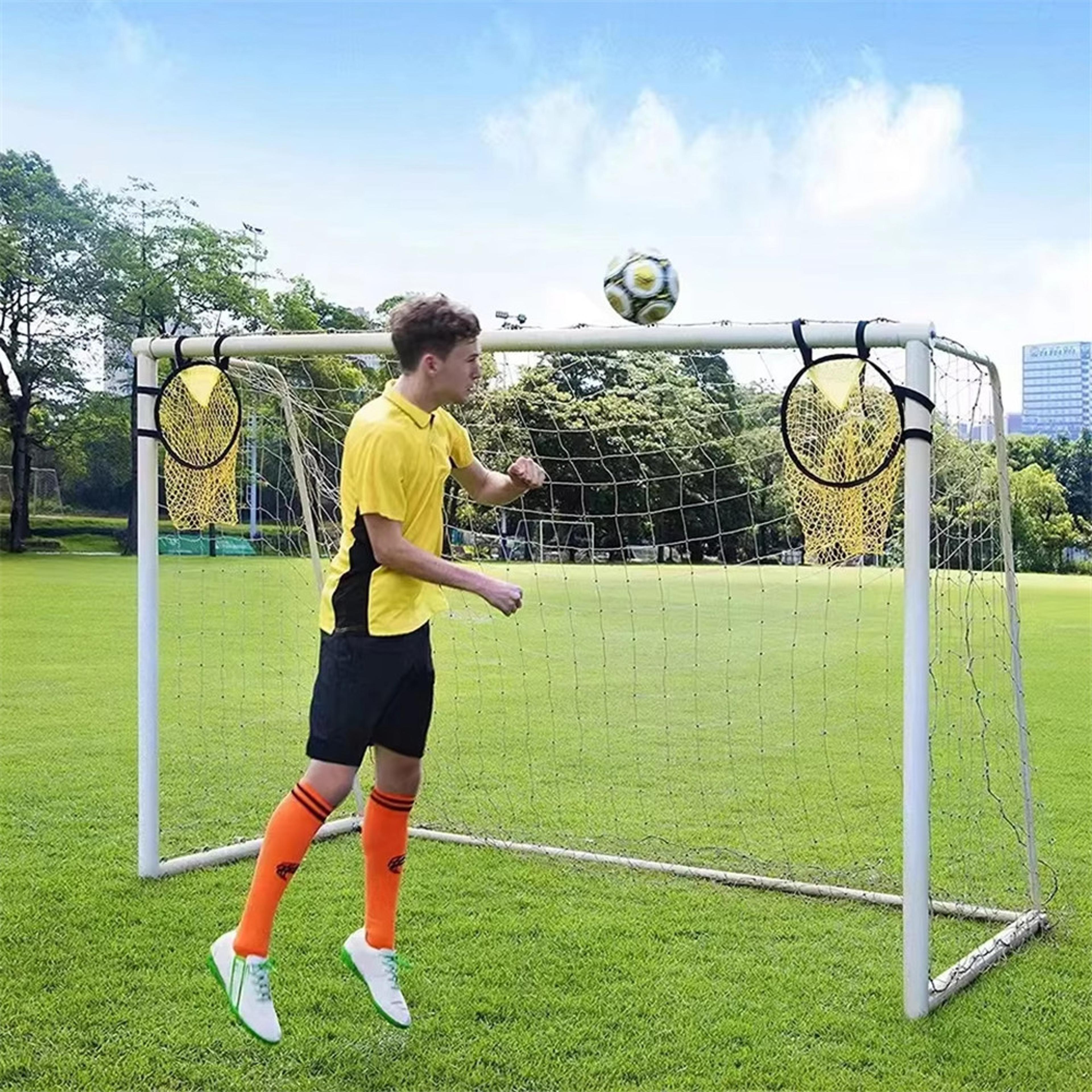 Soccer Goal Target Penalty Kick Trainer Set For Precision Shooting Practice 4