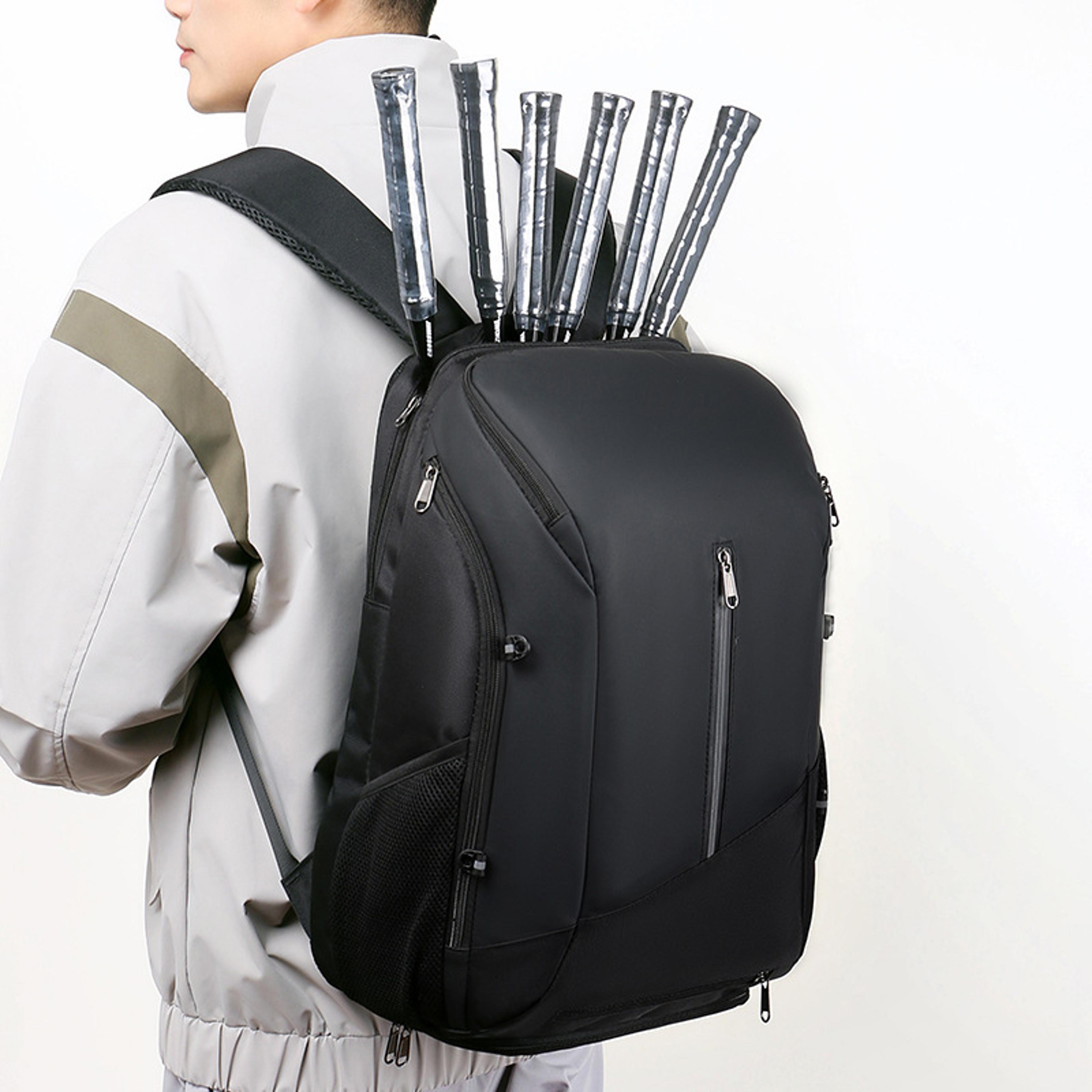 Elite Tennis Backpack With Shoe Compartment Multi Sport Racket Bag For Tennis Badminton  More 6