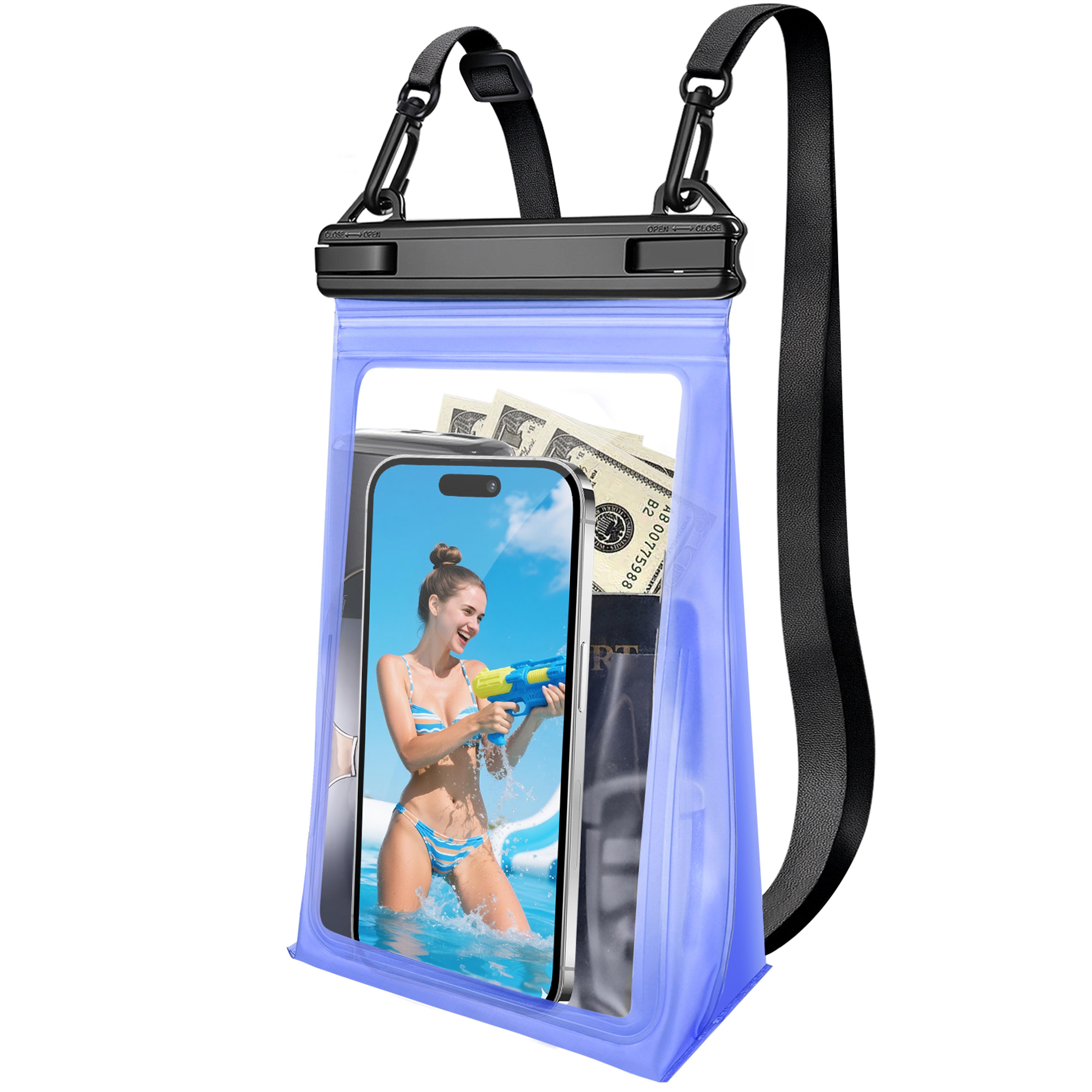 Waterproof Beach Bag Clear Crossbody Phone  Essentials Pouch 0