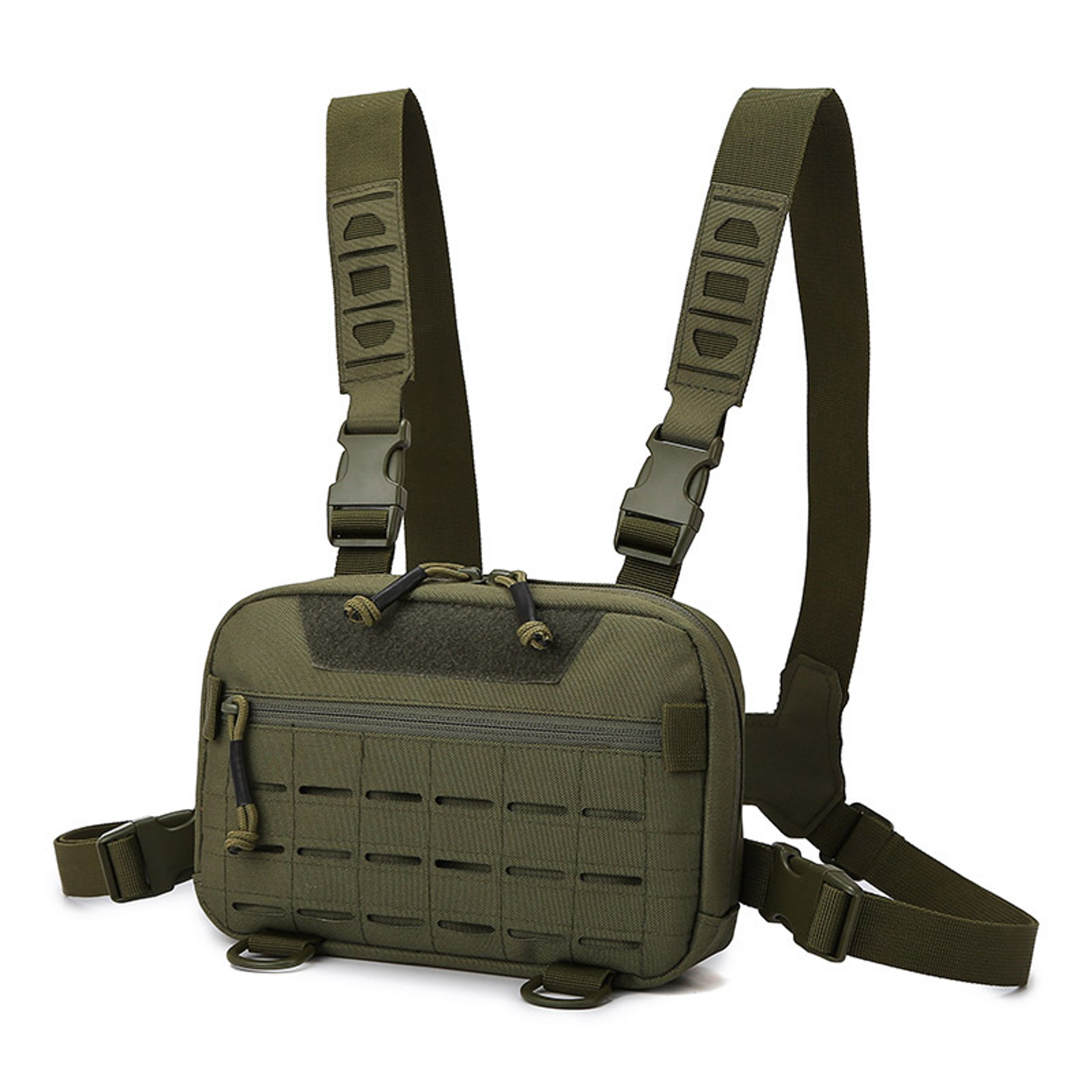 Tactical Chest Bag Adjustable EDC Chest Pack For Hiking Hunting  Travel 3