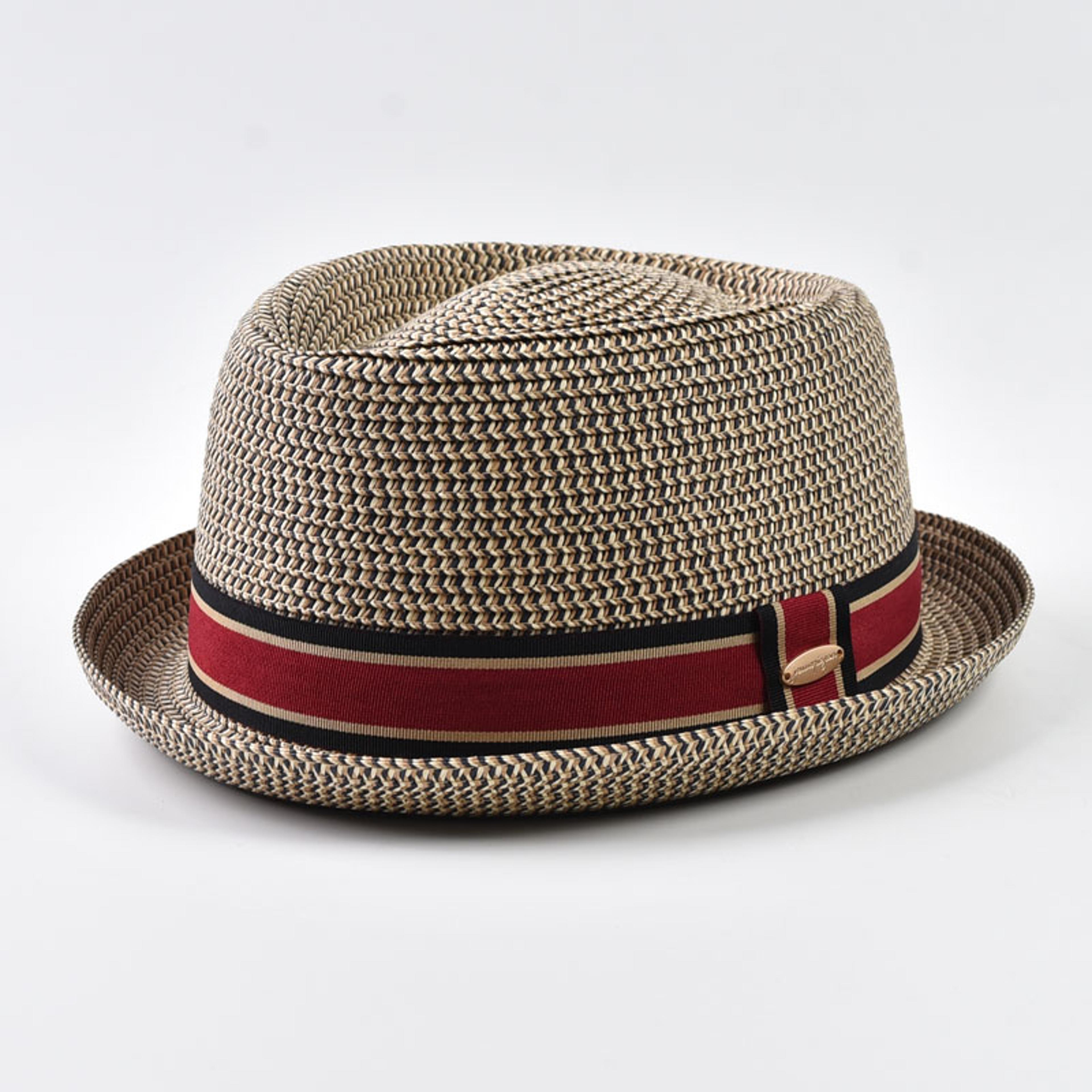 Classic Straw Fedora Hat For Men Lightweight Summer Sun Hat With Breathable Paper Straw Design 0