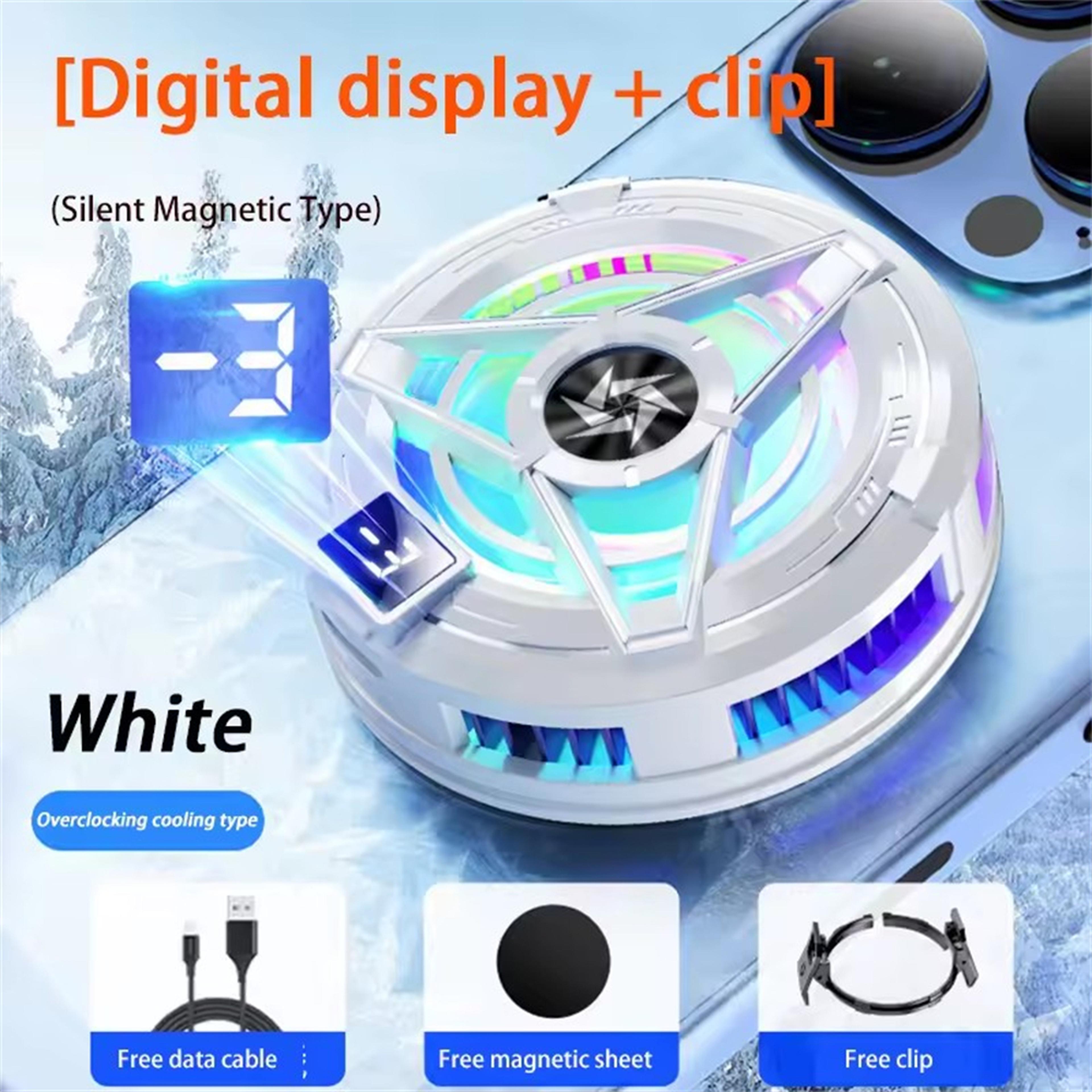 Magnetic Phone Cooler With Semiconductor Cooling Fan For Mobile Gaming 2