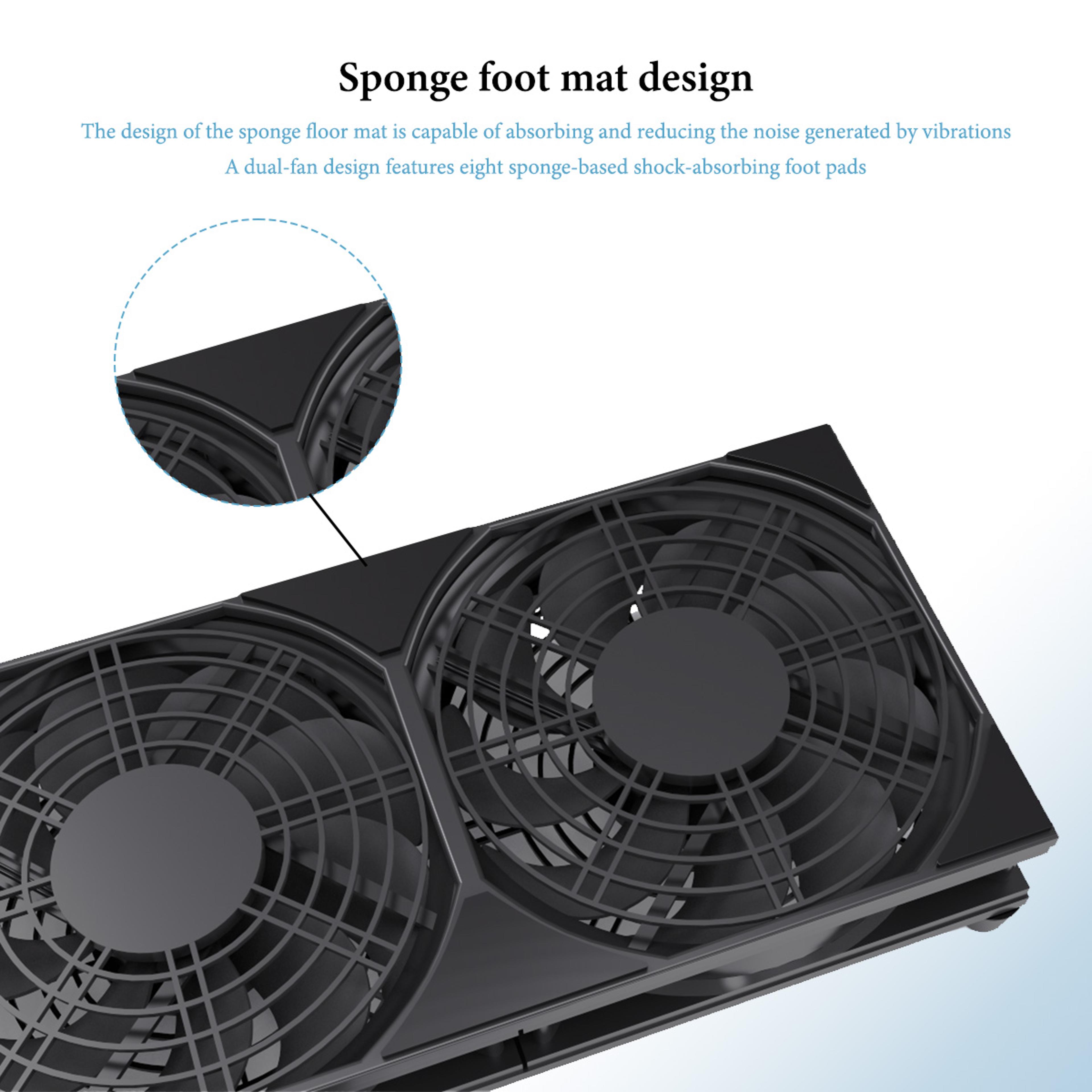 Dual USB Cooling Fan With 3Speed Control For Router PC  Gaming Console Cooling 3
