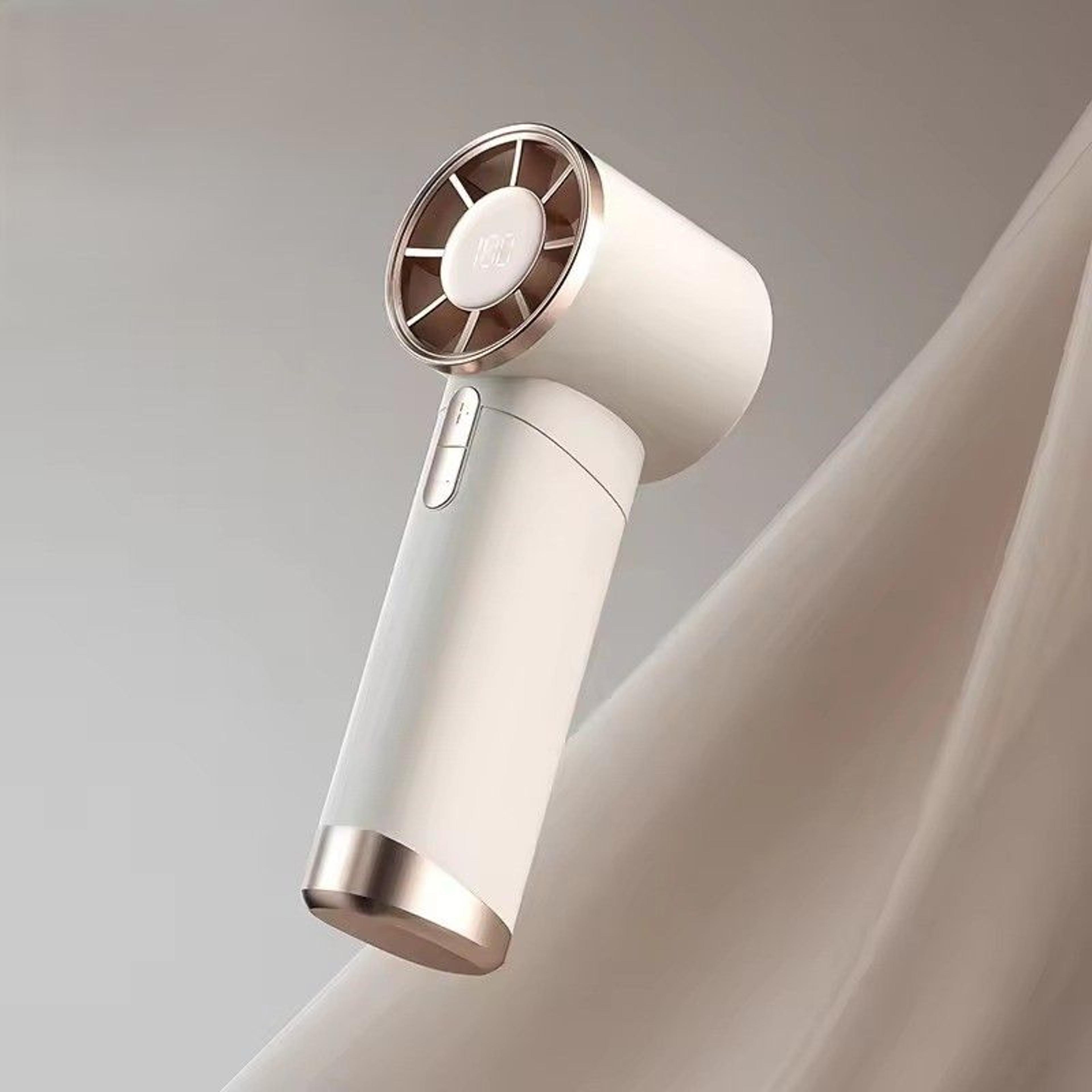 Portable Handheld Fan With Speed Ice Cooling  LED Display 0