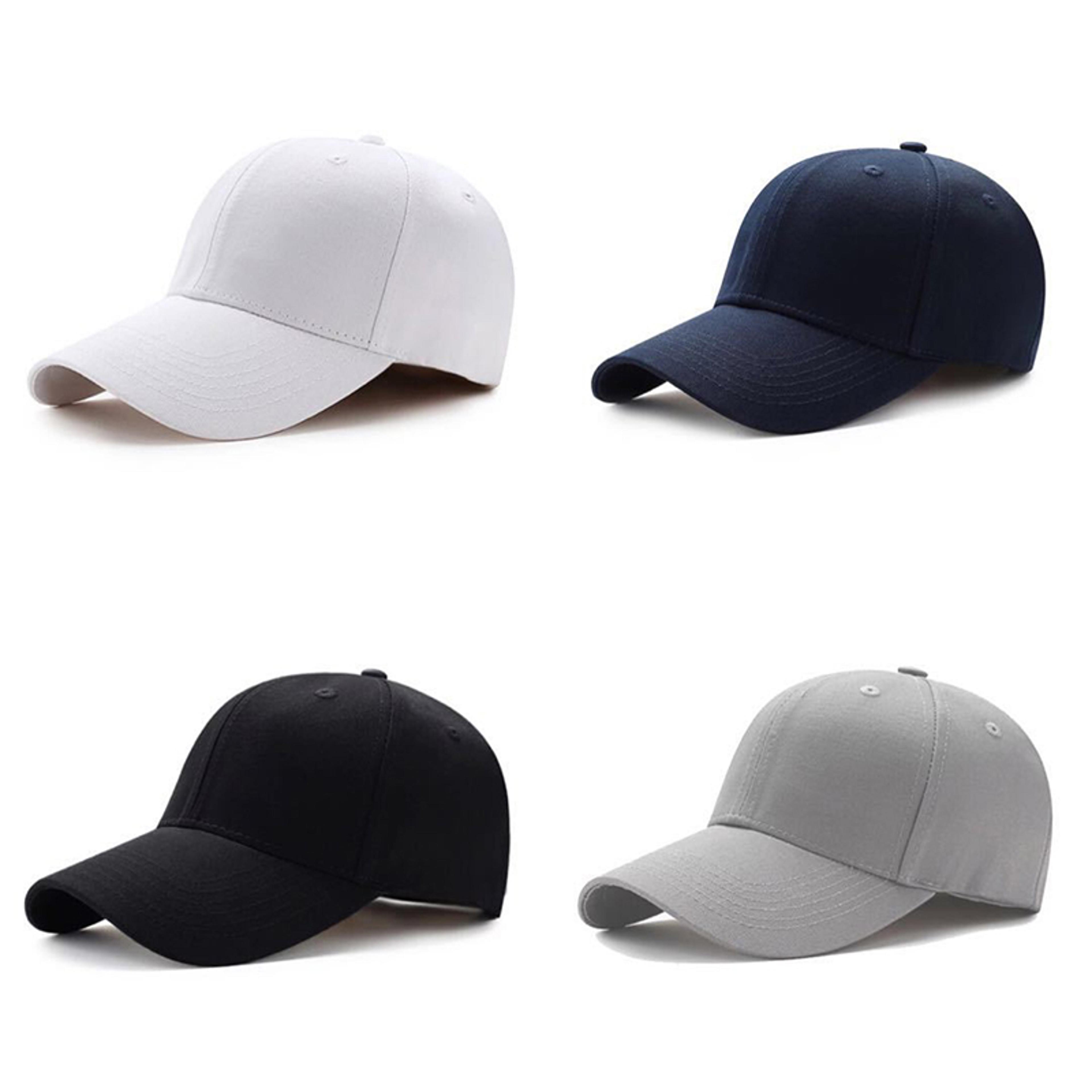 Classic Black Baseball Cap Adjustable Cotton Dad Hat For Men  Women 4