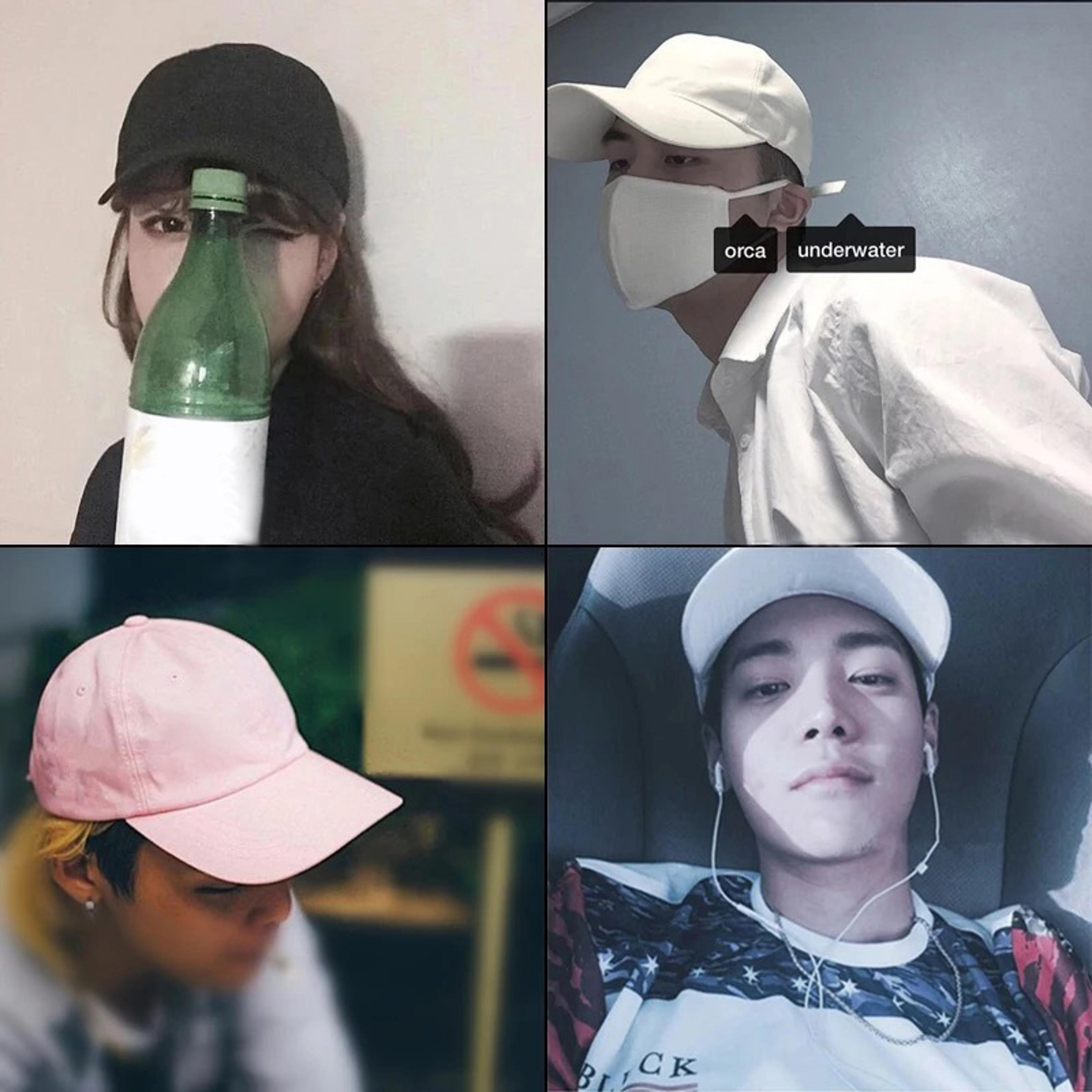 Classic Black Baseball Cap Adjustable Cotton Dad Hat For Men  Women 7