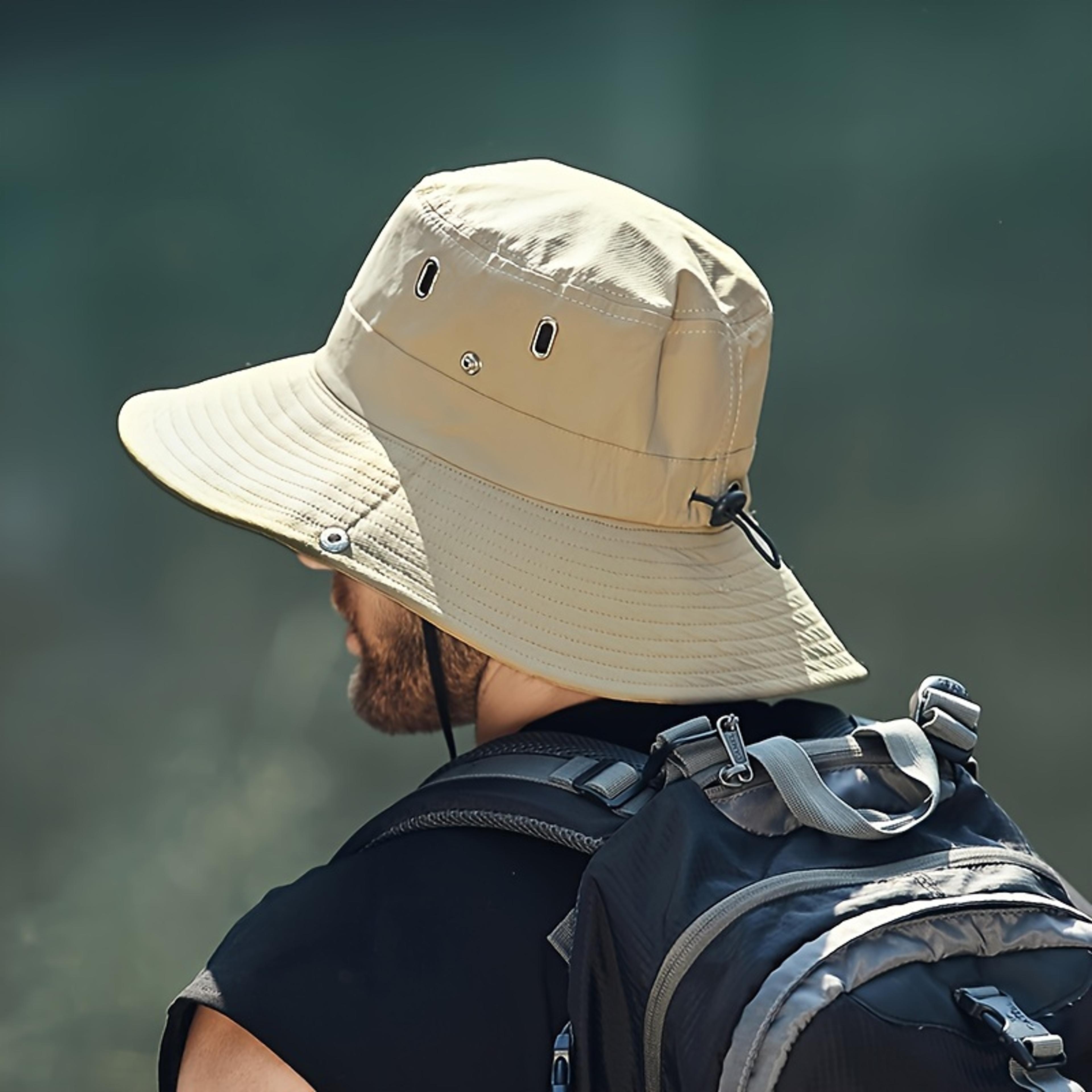 Wide Brim Bucket Hat With UV Protection  Breathable Mesh For Hiking Fishing  Outdoor Adventures 5