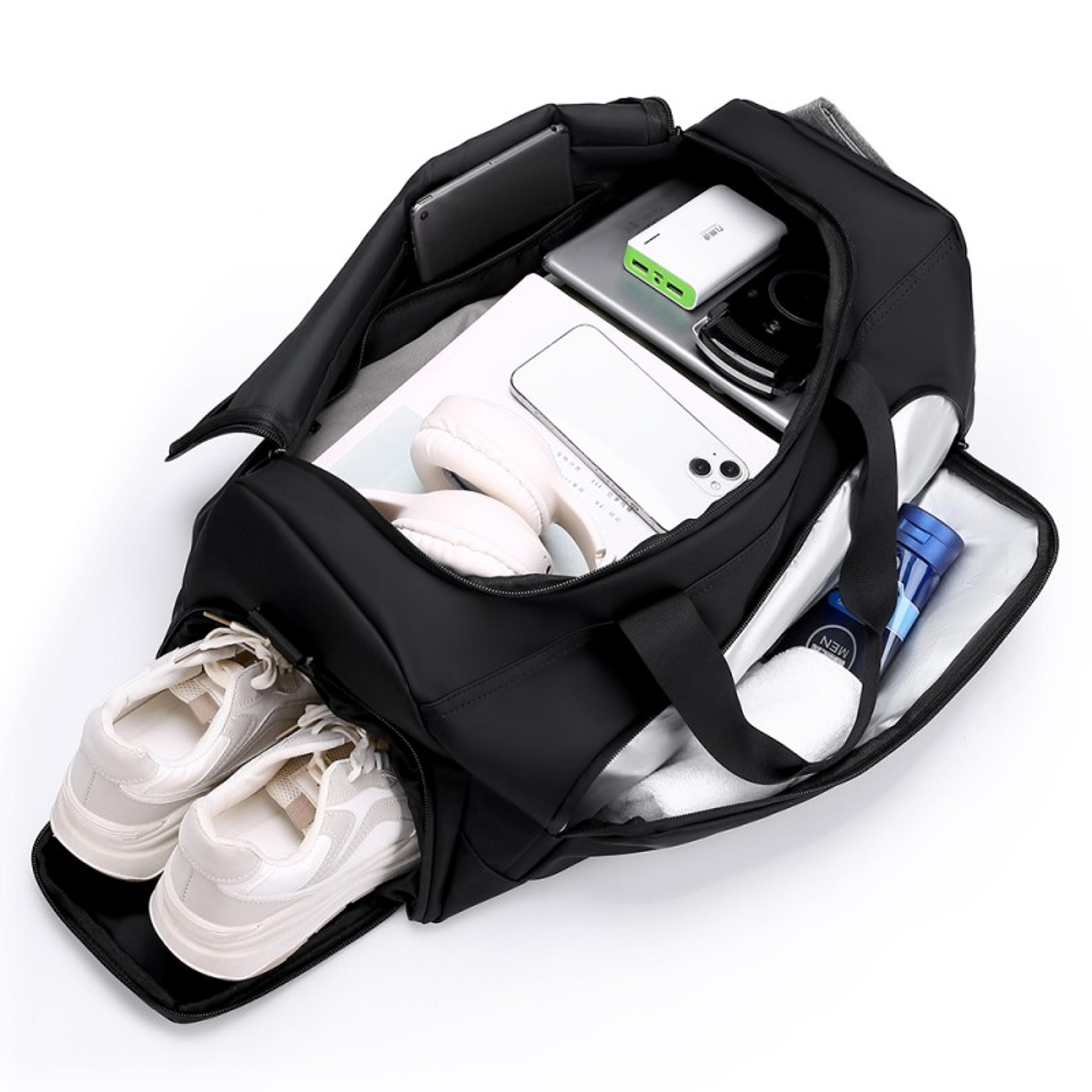 Gym Duffel Bag With Shoe Compartment Large Capacity Travel Gym Bag 5
