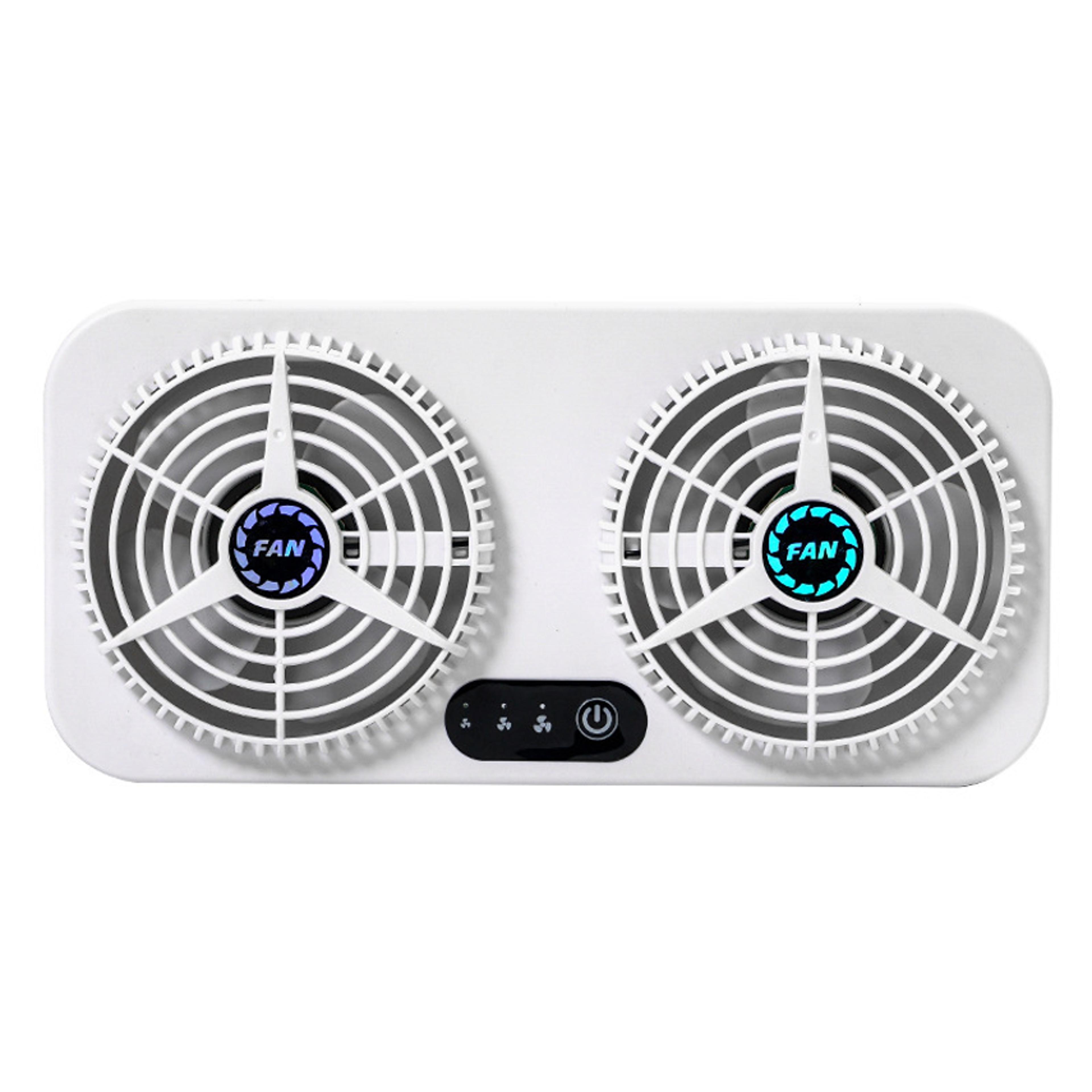 solar car exhaust fan window ventilator with car air circulation cooling system
