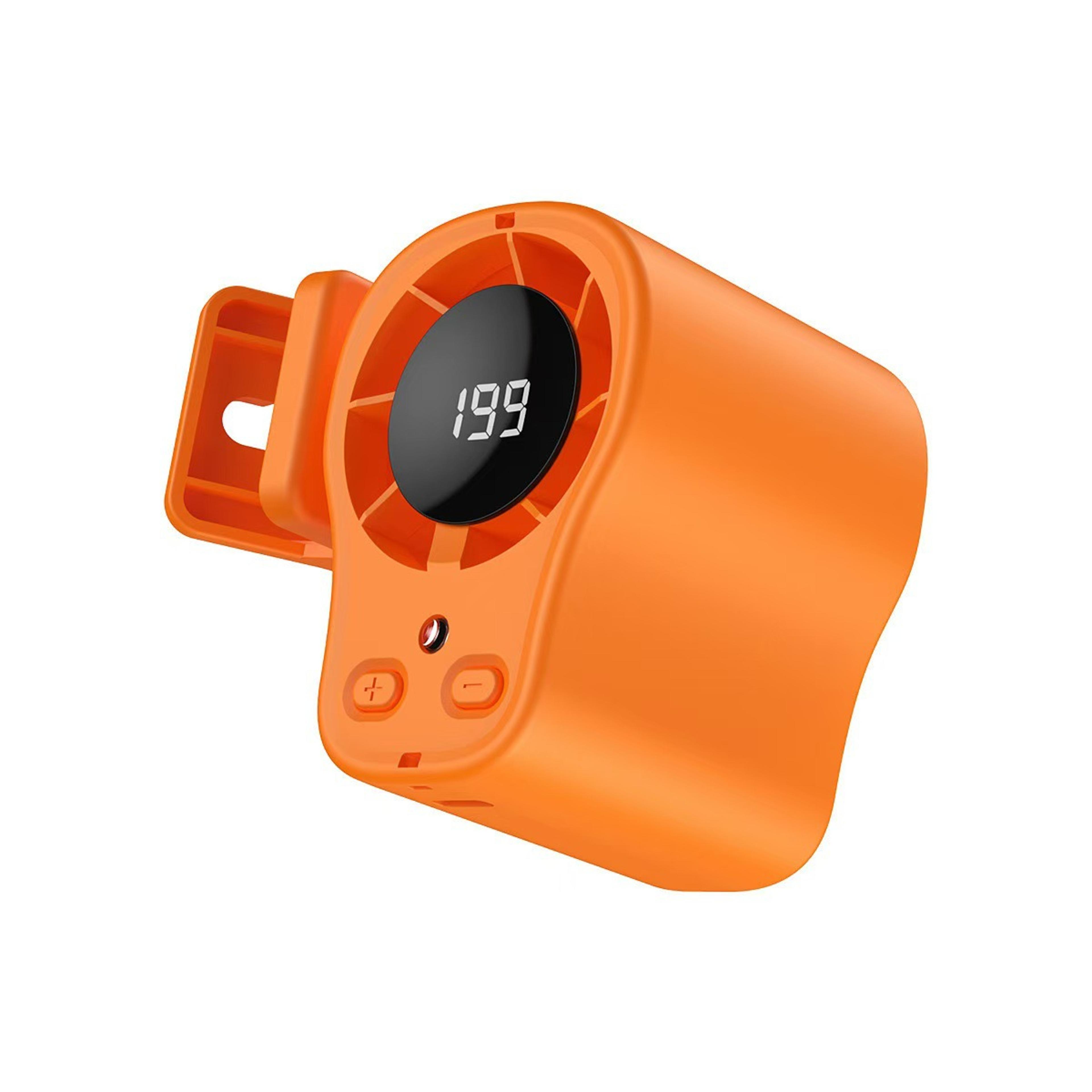 Portable Car Cooling Fan With LED Display Rotating Clip On Fan 0
