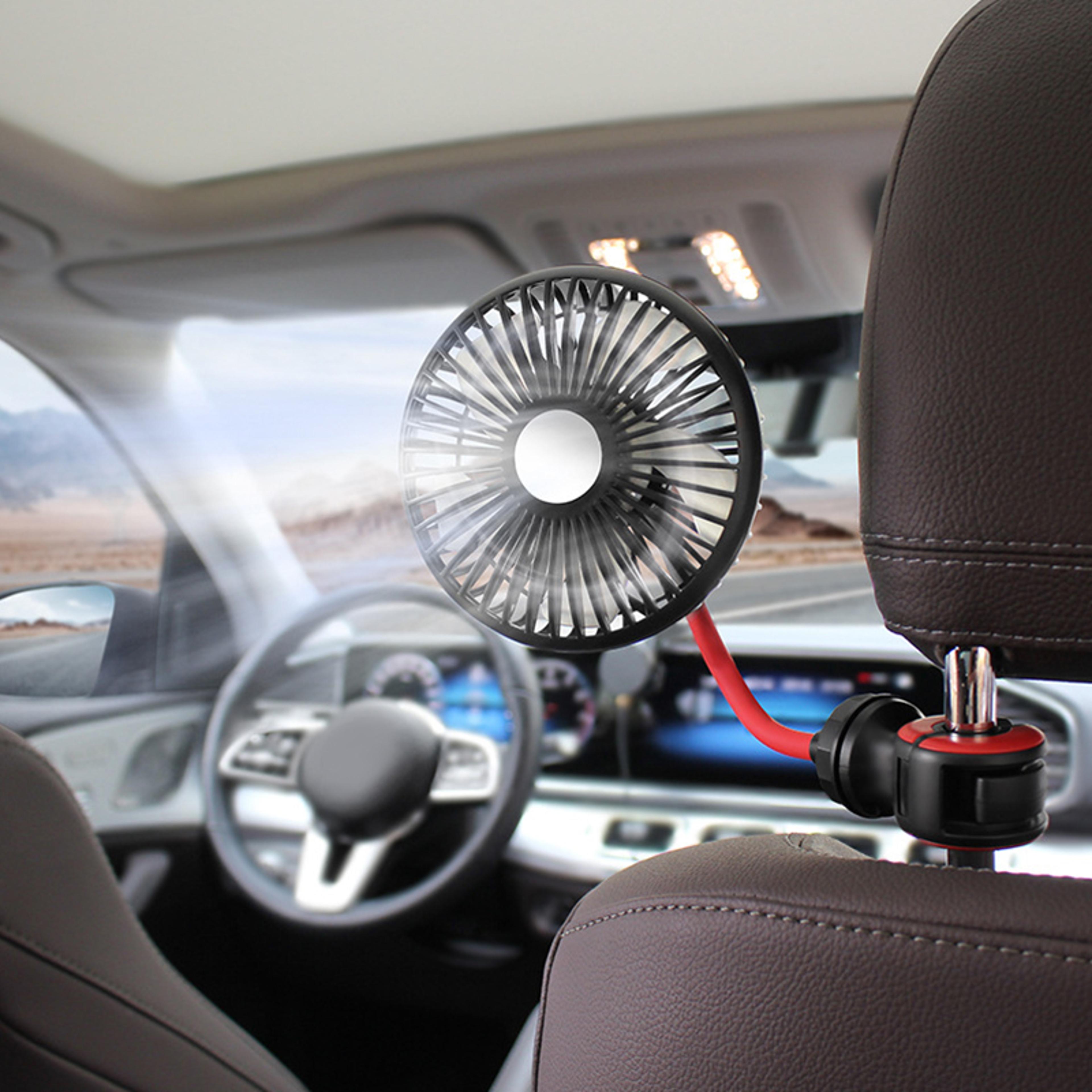 car back seat fan usb speed rear seat cooling fan for cars & suvs