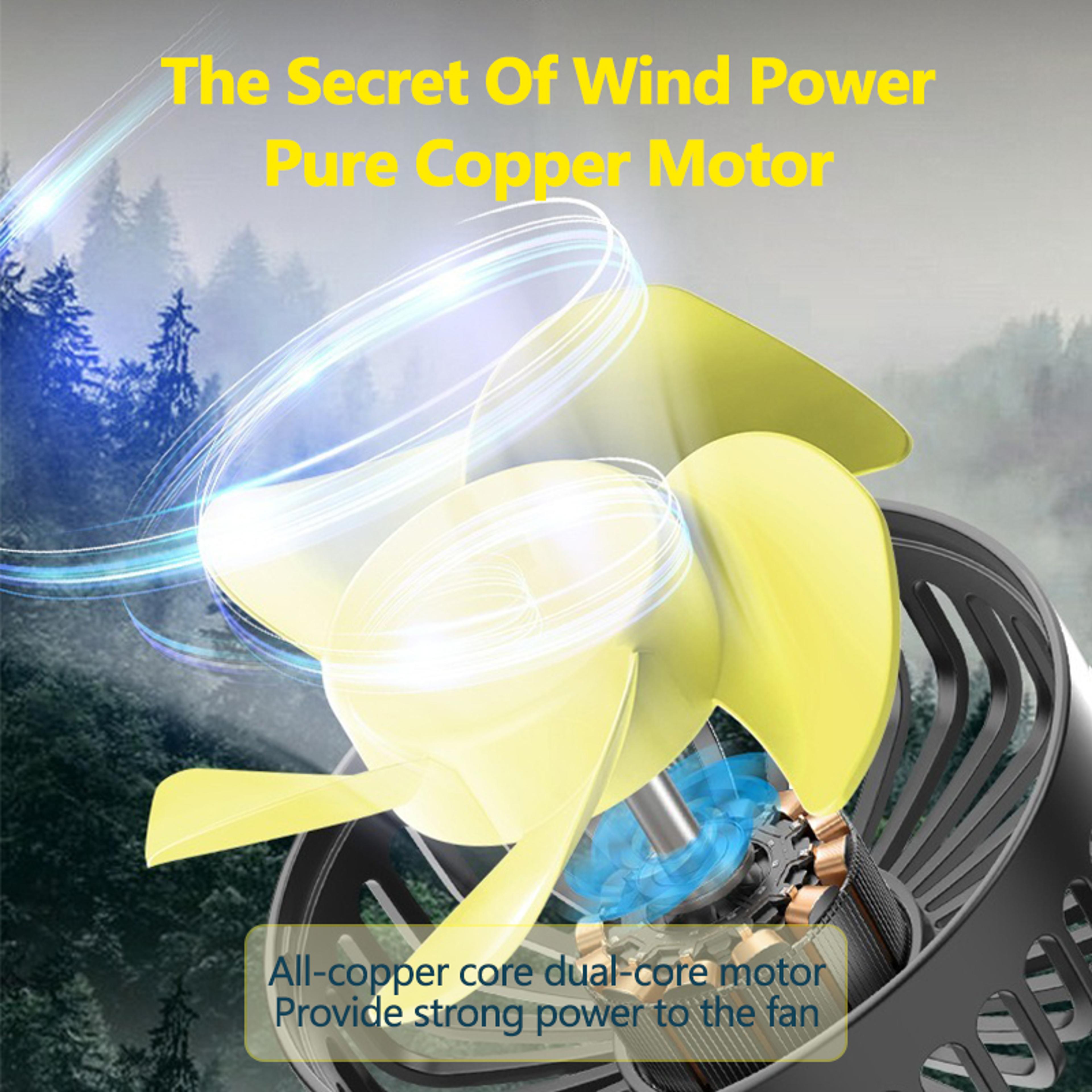 USB Car Fan Speed Car Rear Seat Fan Portable Car Cooling Fan 2