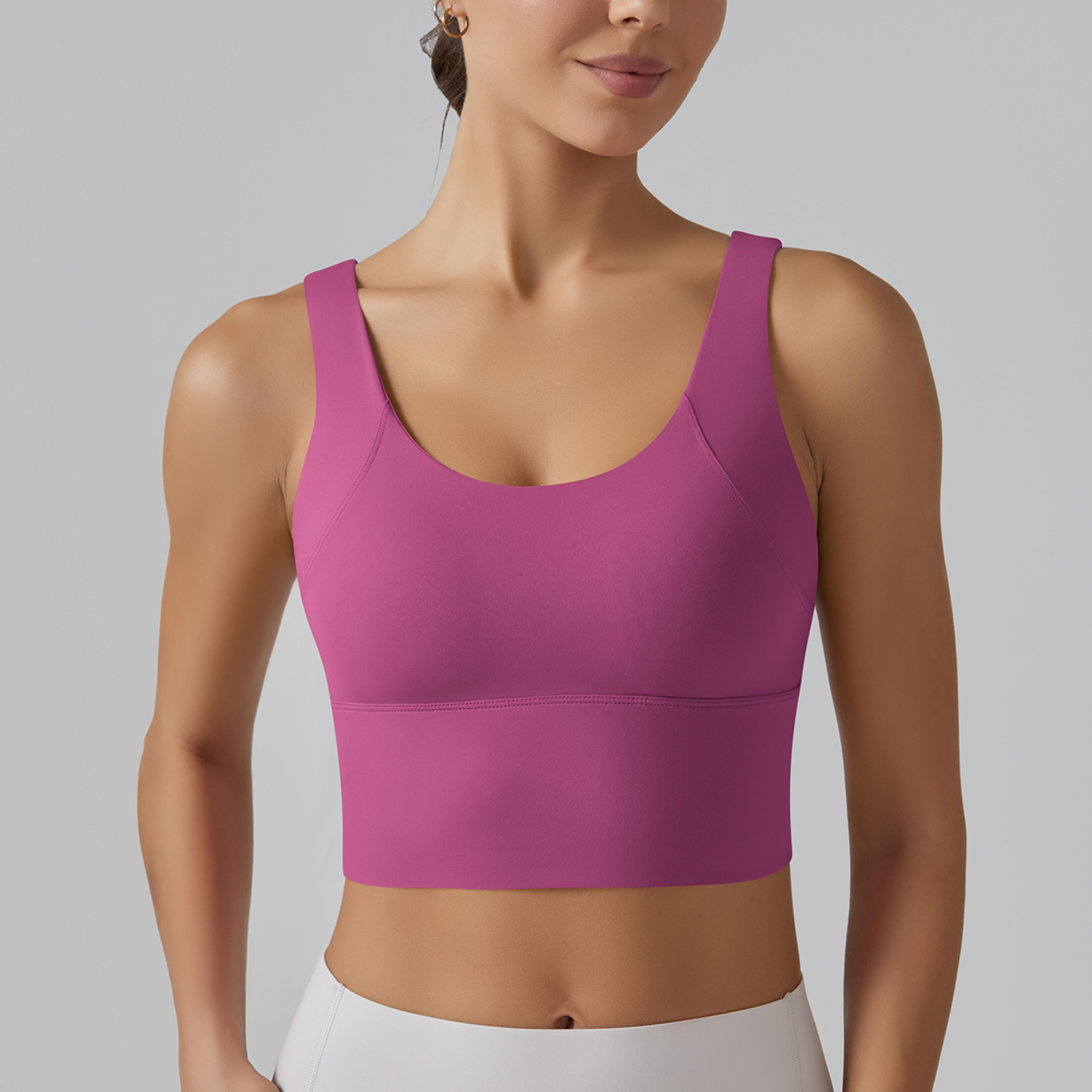 High Support Sports Bra For Women Shockproof Yoga Sports Bra Workout Tank Top 4