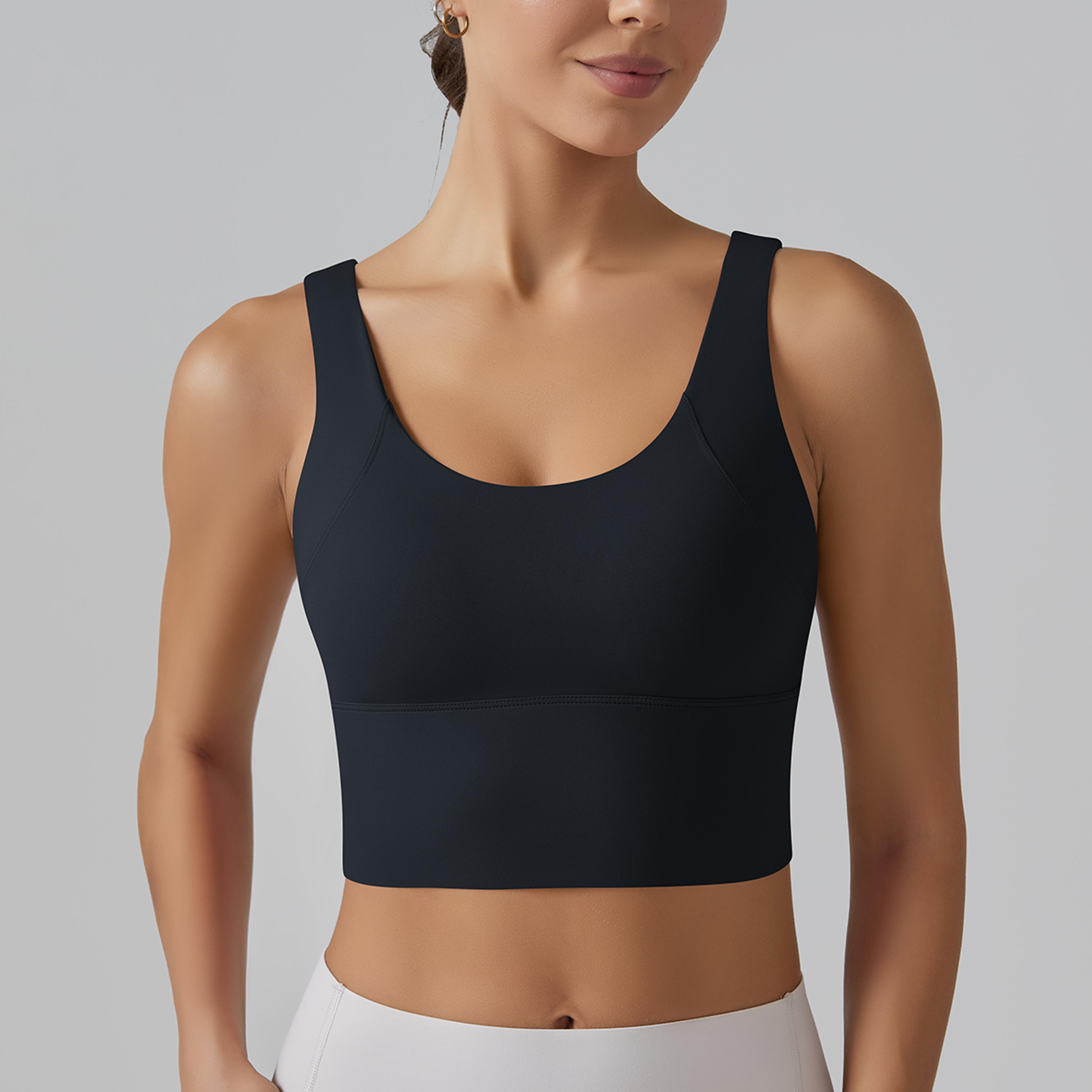 High Support Sports Bra For Women Shockproof Yoga Sports Bra Workout Tank Top 2