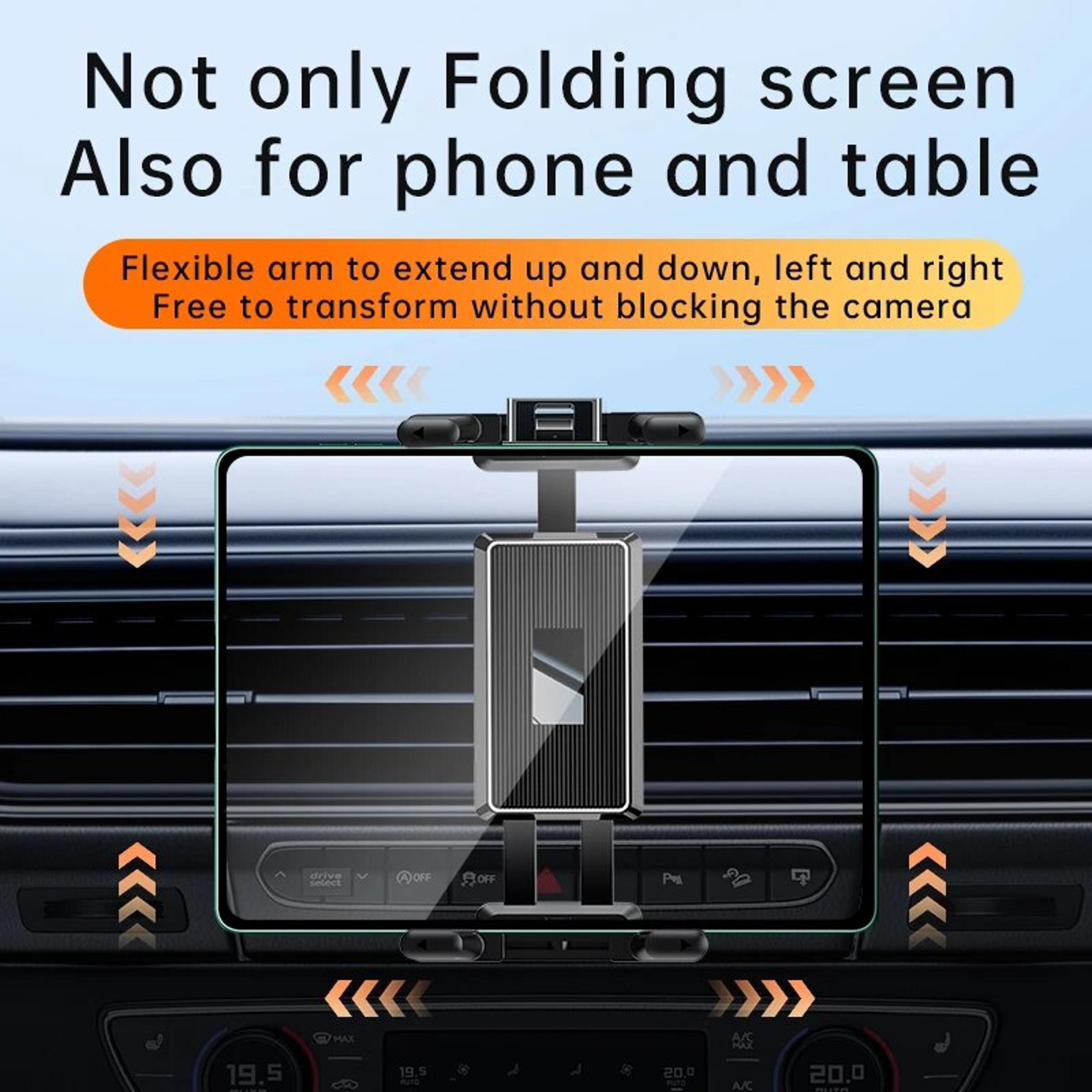 Universal Car Tablet Holder Air Vent Mount For IPad Tablets  Phones 2