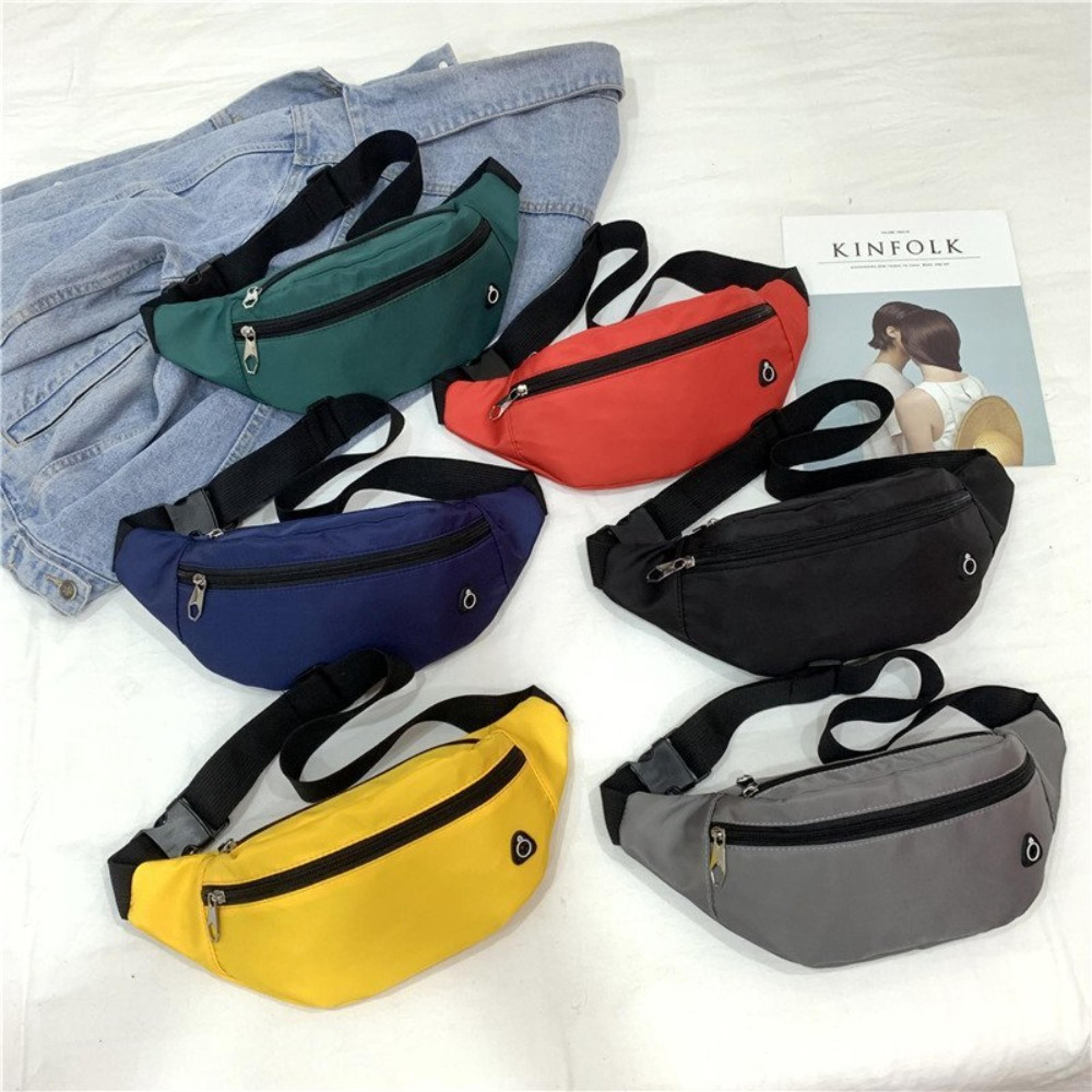 travel waist bag crossbody belt bag for men & women lightweight phone waist pouch