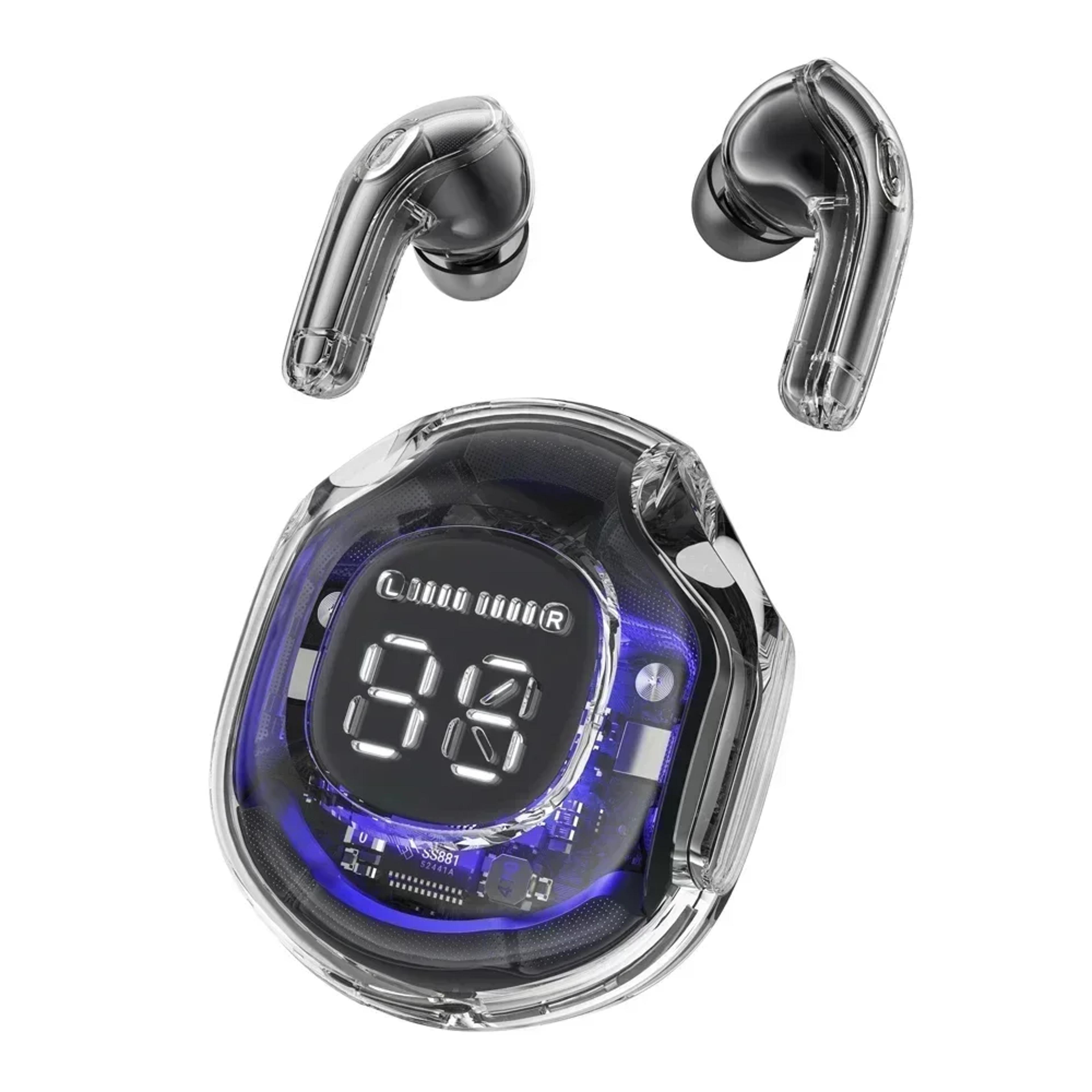 Wireless Bluetooth Earbuds With LED Display Charging Case  Stereo Sound 4