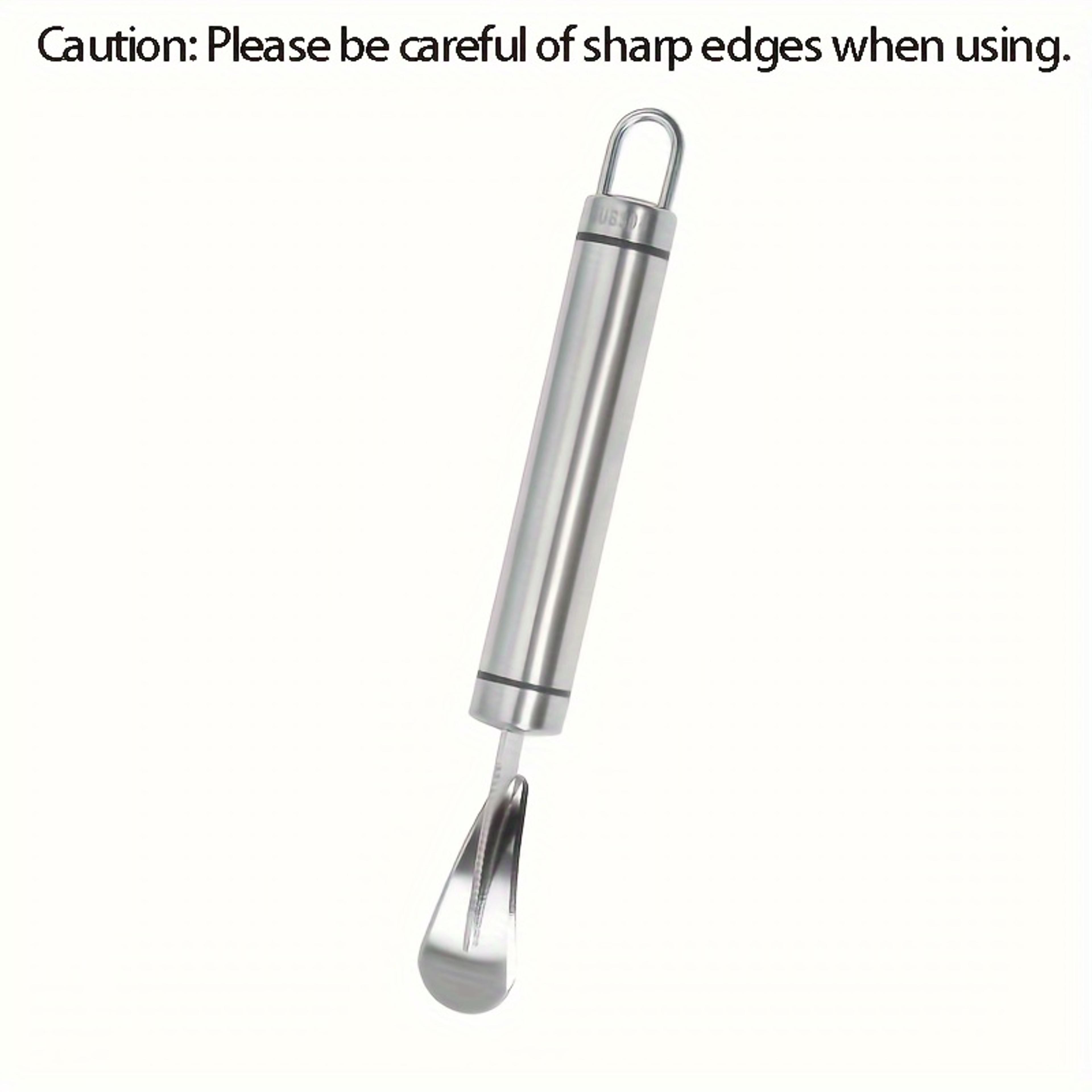 Premium Orange Peeler Stainless Steel Citrus Peeler Tool With Ergonomic Handle 2