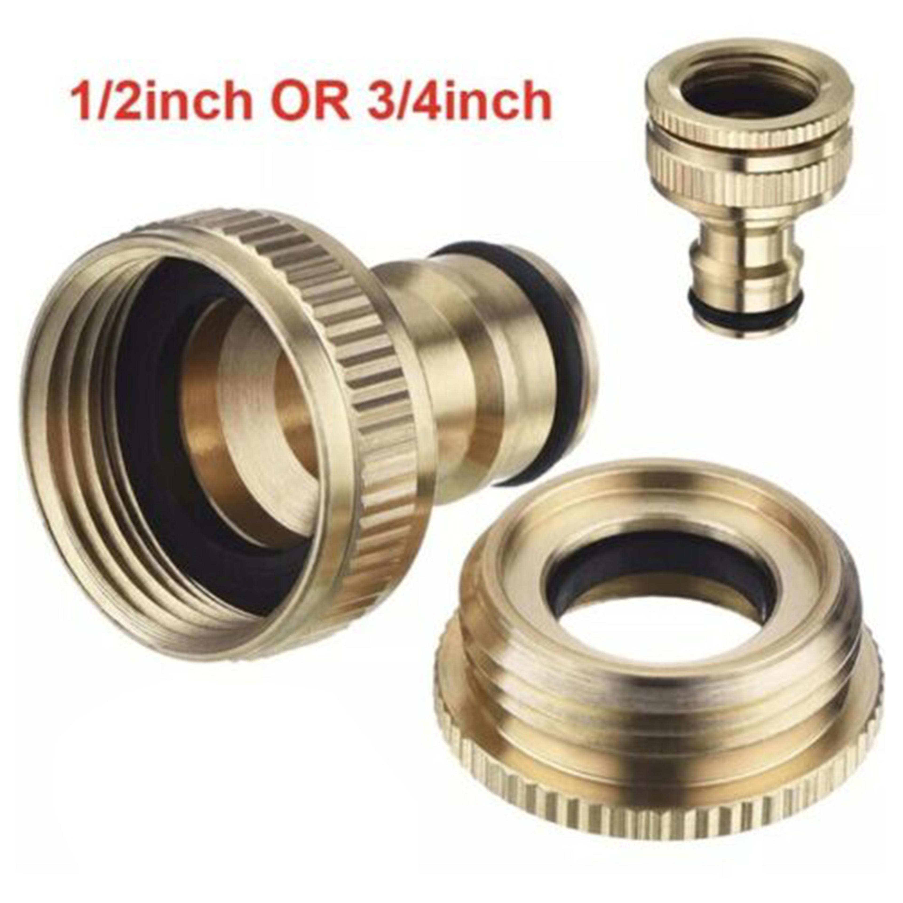 Premium Brass Garden Hose Connector Threaded Garden Hose Adapter For Watering  Pressure Washers 1