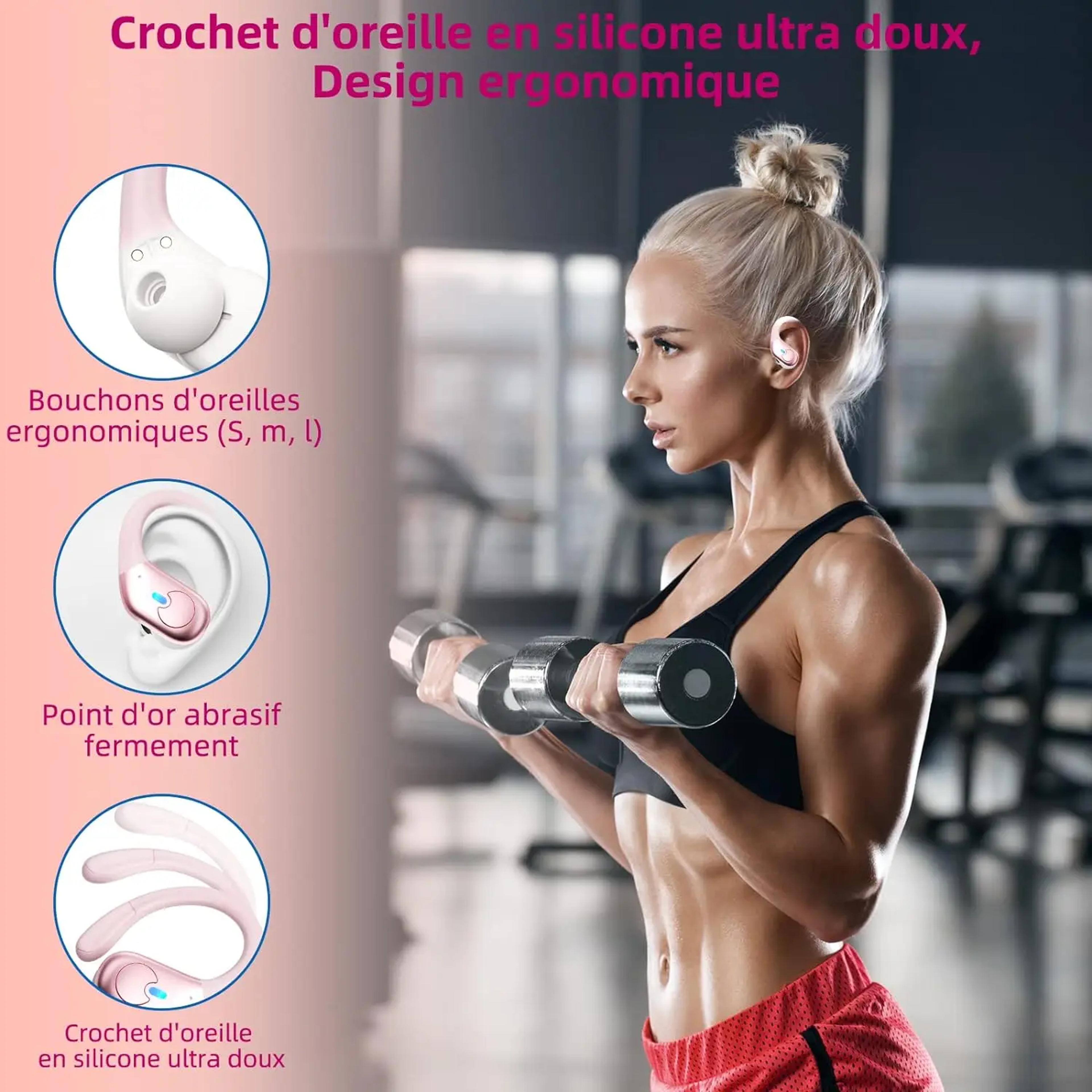 Bluetooth Earbuds With ENC Noise Cancelling Deep Bass  IPX7 Waterproof For Sports 5