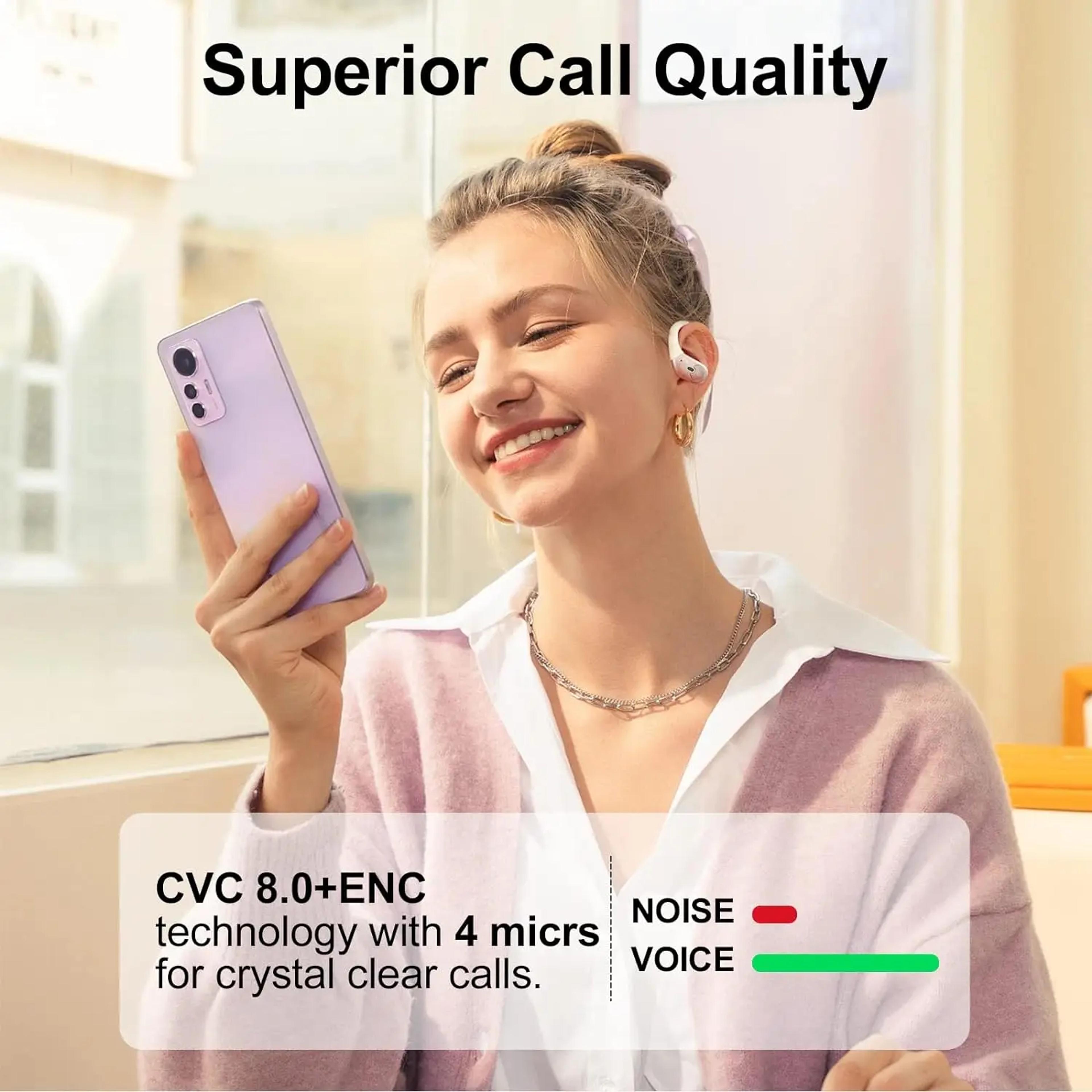 Bluetooth Earbuds With ENC Noise Cancelling Deep Bass  IPX7 Waterproof For Sports 7