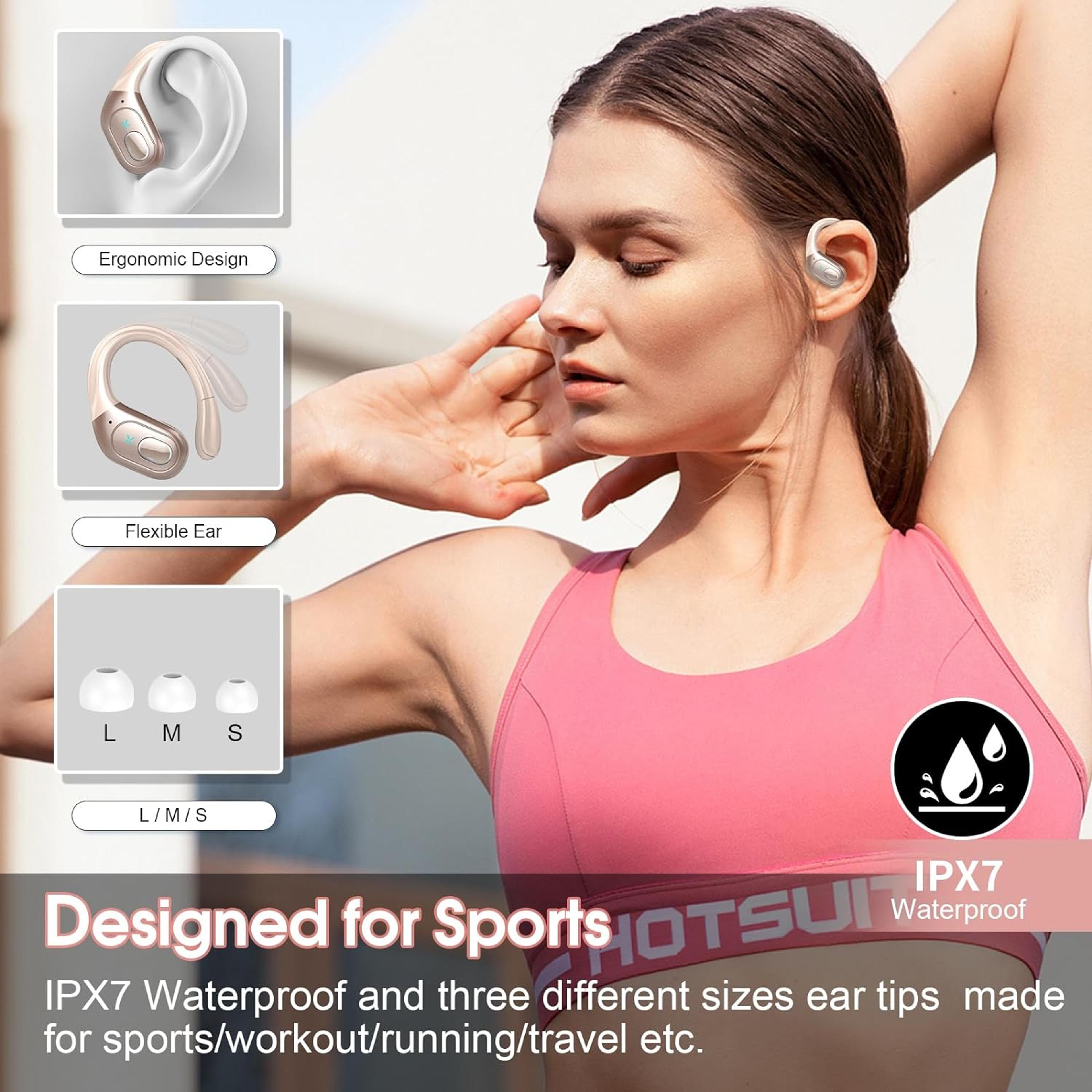 VoltBeat Bluetooth Earbuds With 75H Playtime Wireless Earbuds IPX7 Waterproof Sports Headphones 3