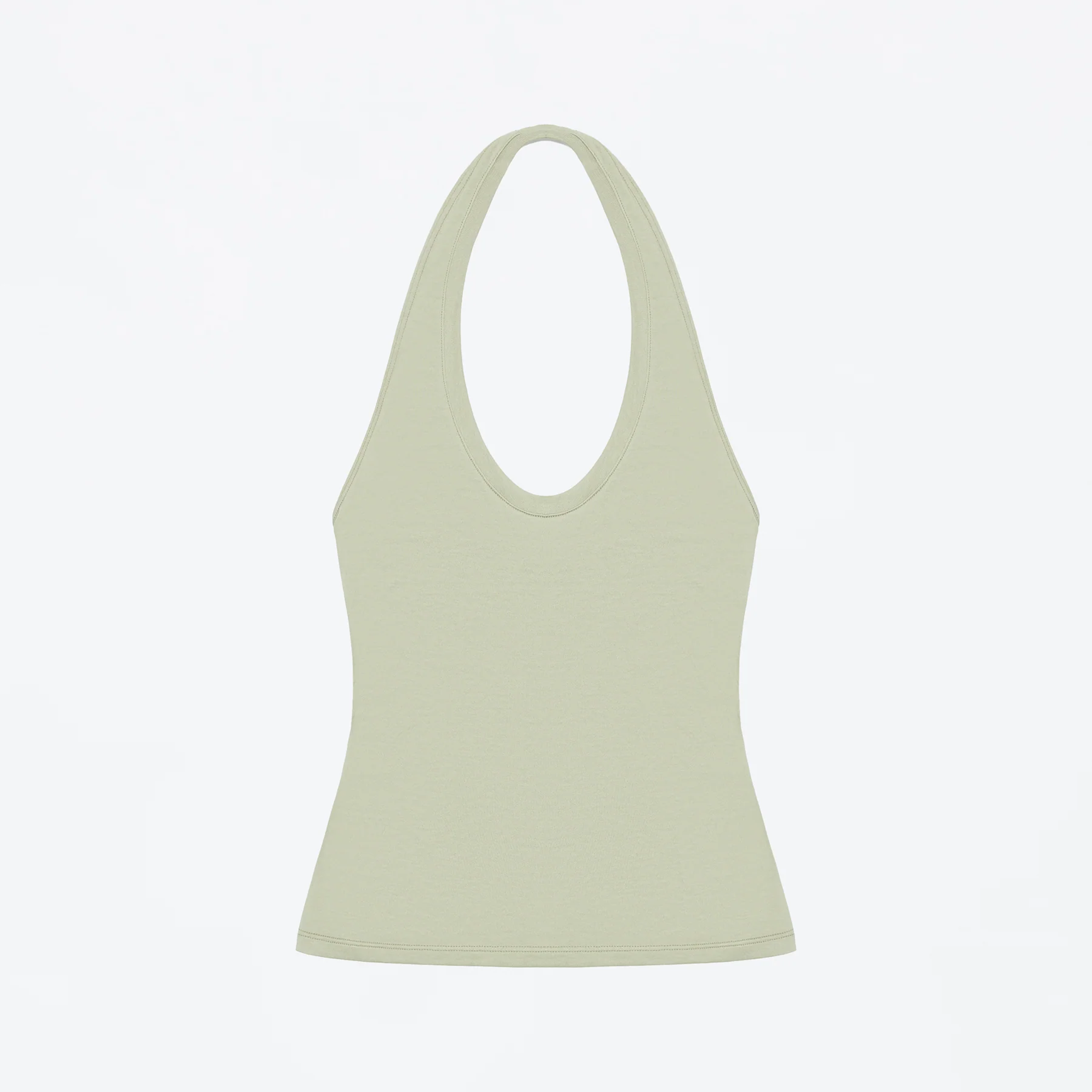 Pure Cotton Halter Neck Camisole Slim Fit Backless Tank Top For Women 5