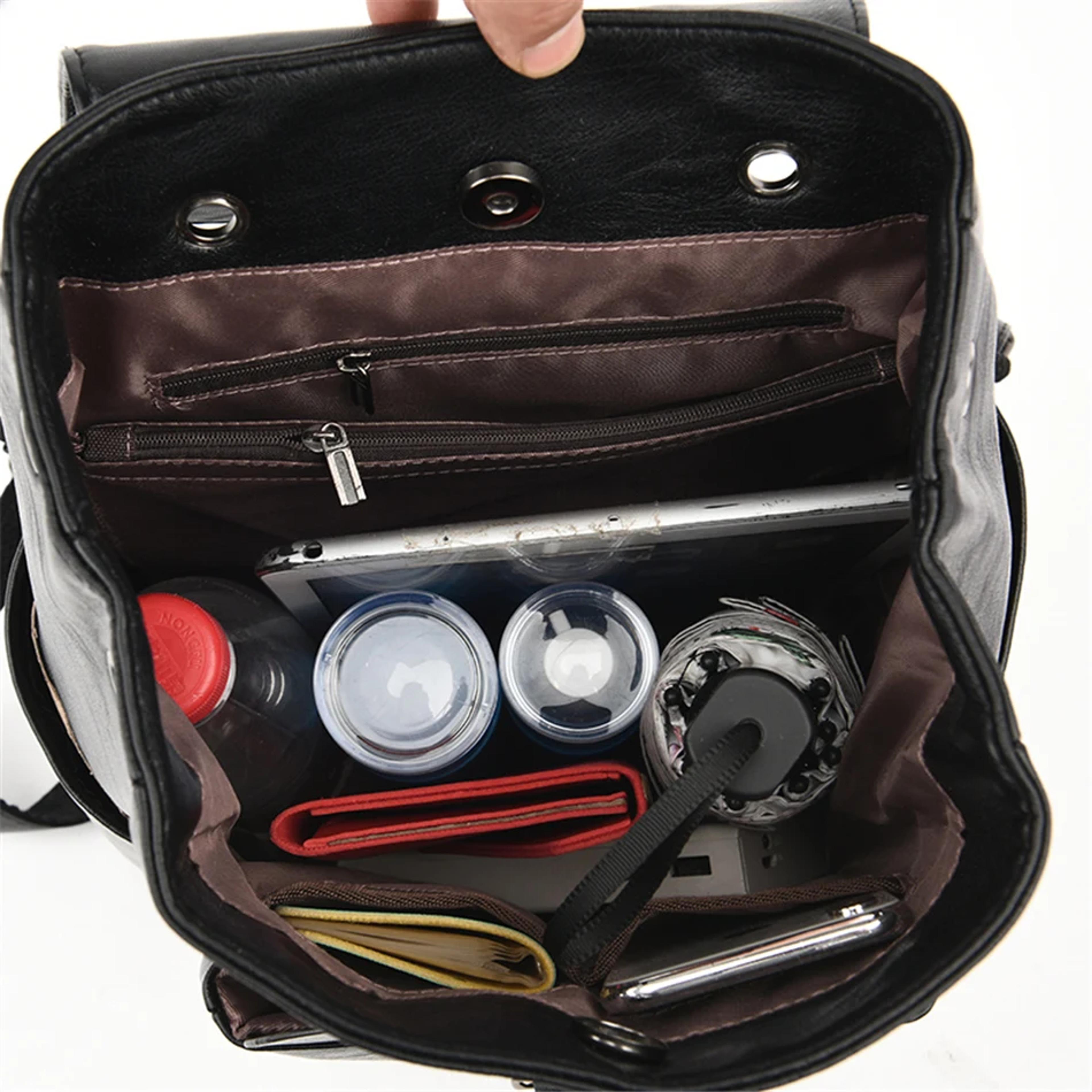 School Backpack Soft Leather Backpack For Women Fashion Backpack For Women Travel Daypack 7
