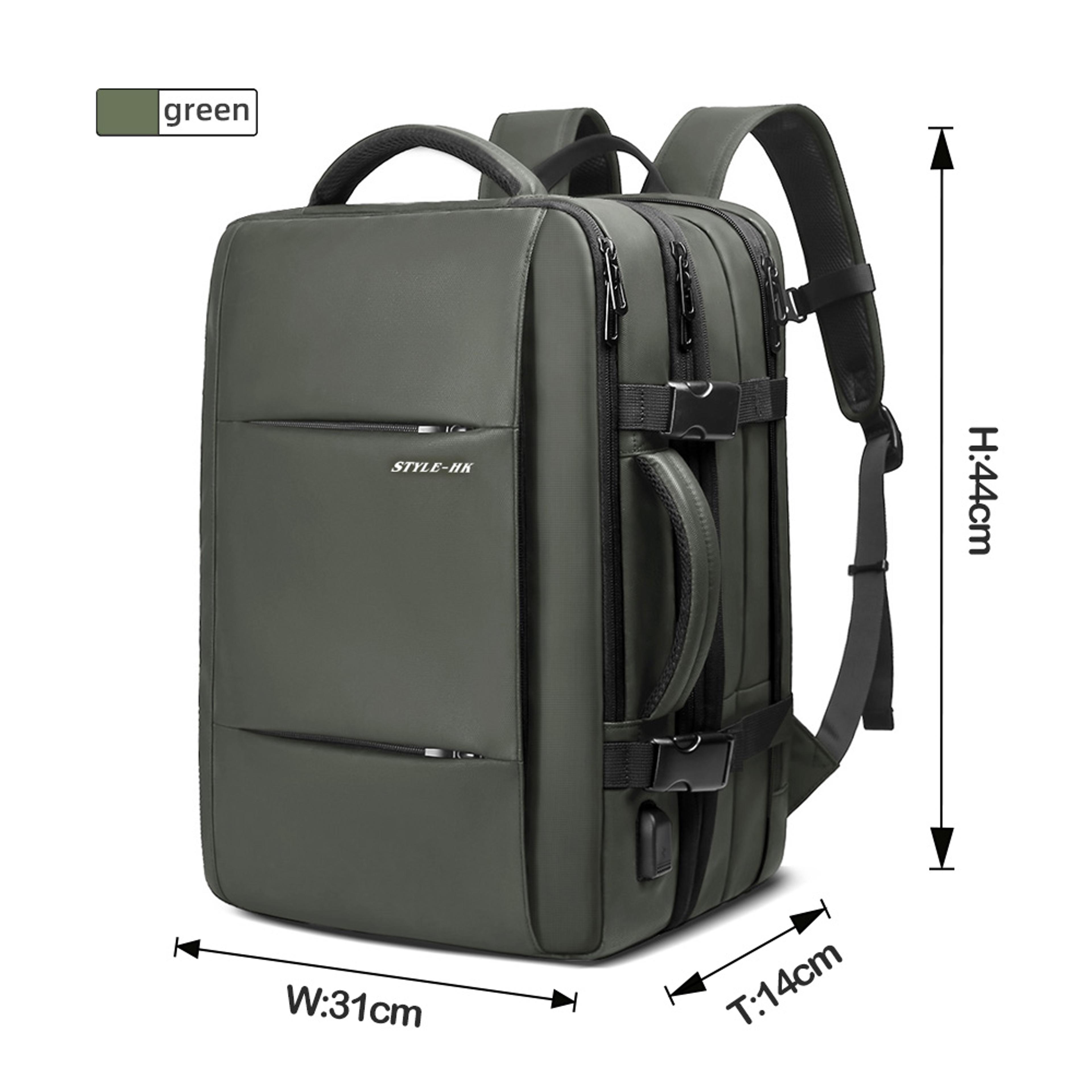 Laptop Backpack Back To School Backpack Expandable Travel Business Backpack 3