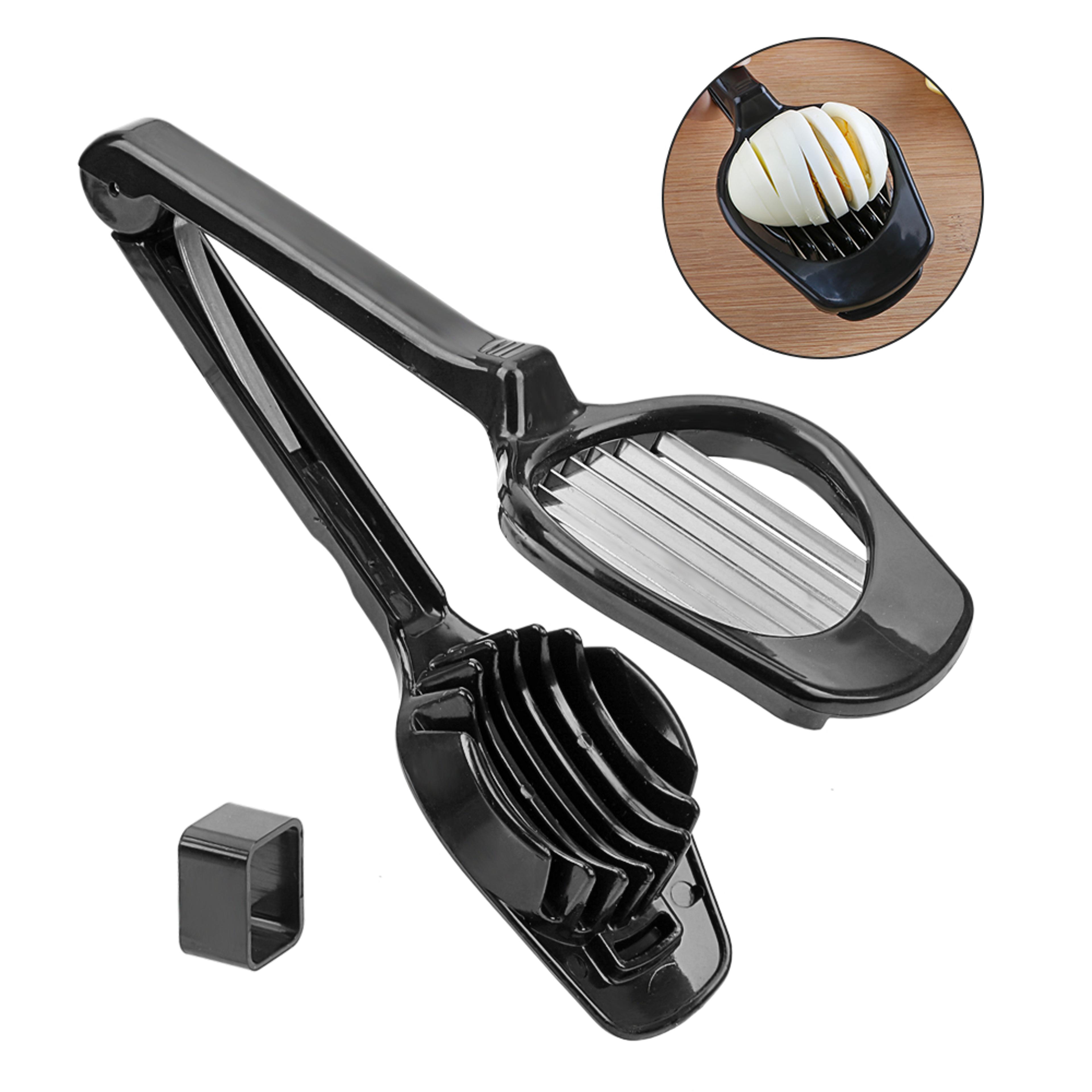 Precision Egg Slicer Pro With Back To School Backpack  Stainless Steel Multipurpose Fruit Cutter 2