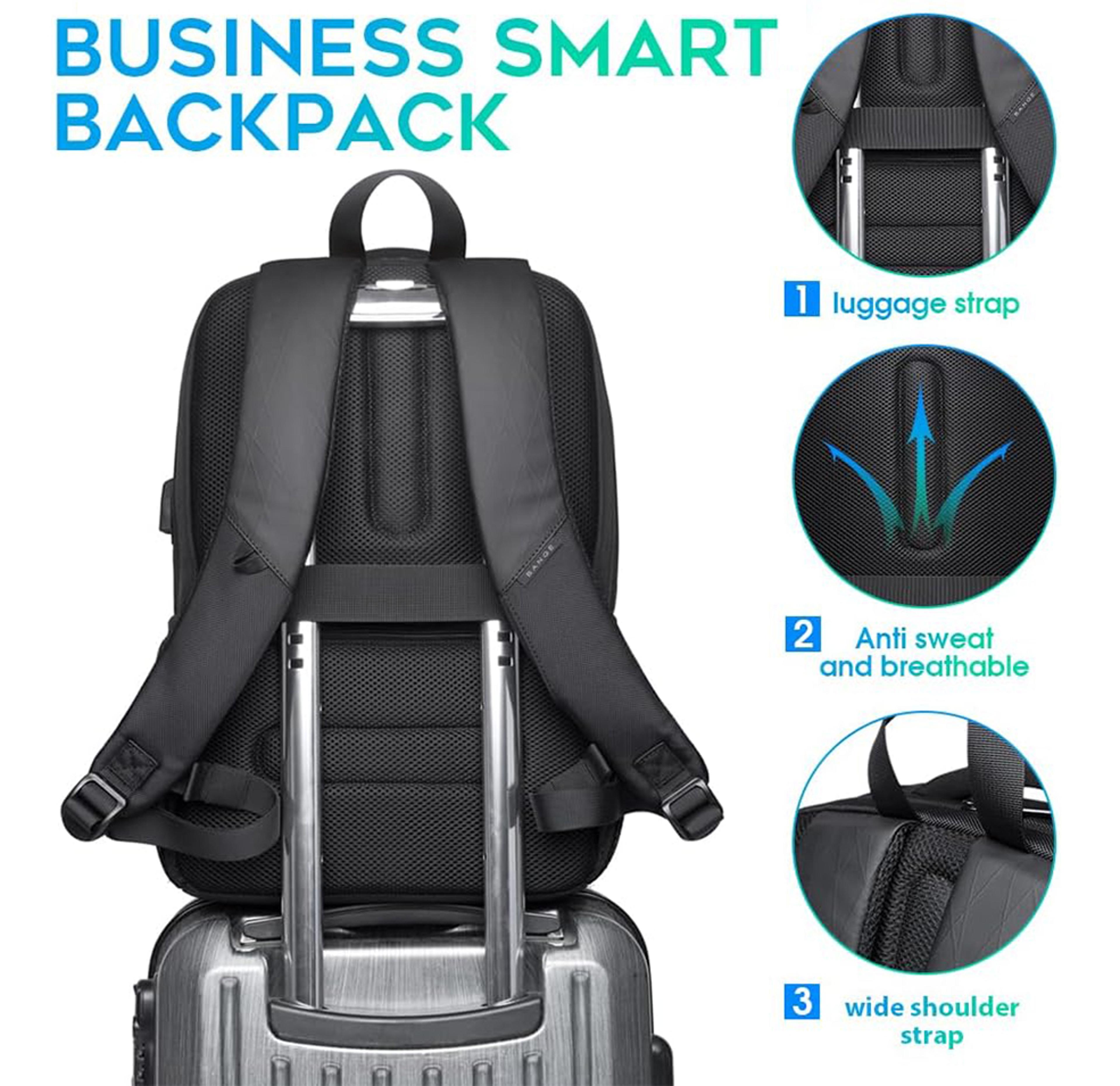 Laptop Backpack With USB Port For Travel Work  Back To School Backpack 5