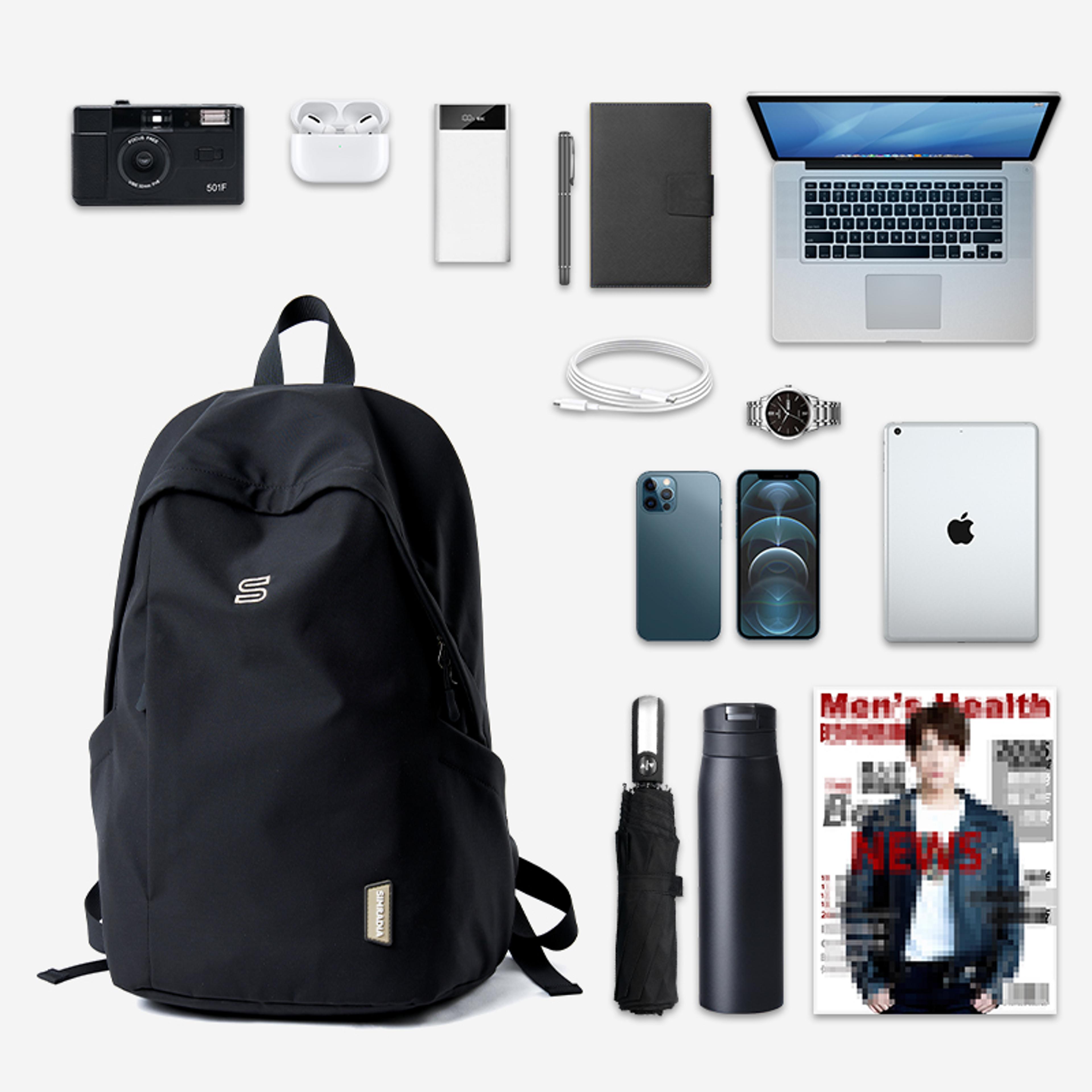 Minimalist Laptop Backpack Waterproof Travel  School Daypack 5