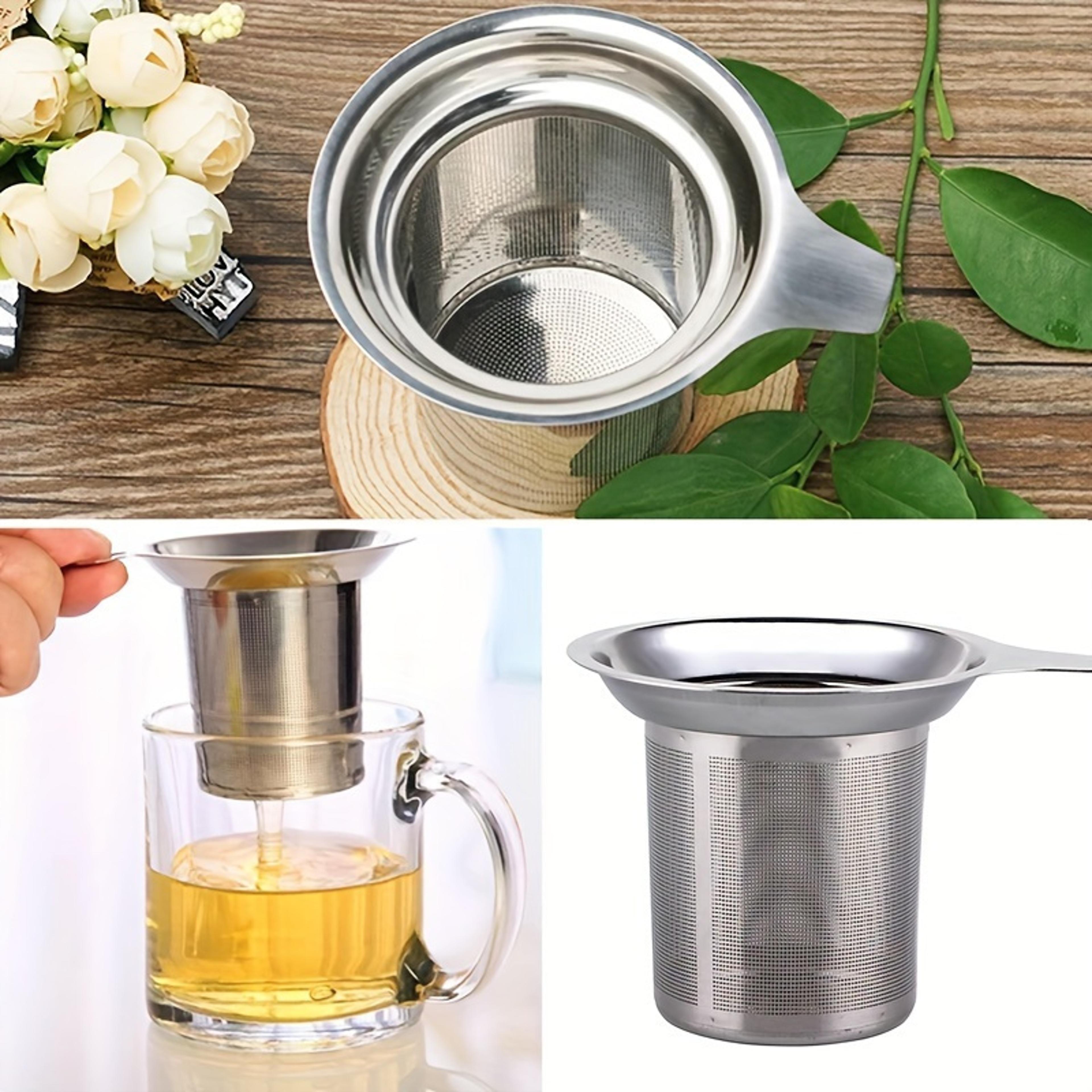 Premium Tea Infuser Stainless Steel Tea Strainer For Loose Leaf Tea And Teapots 1