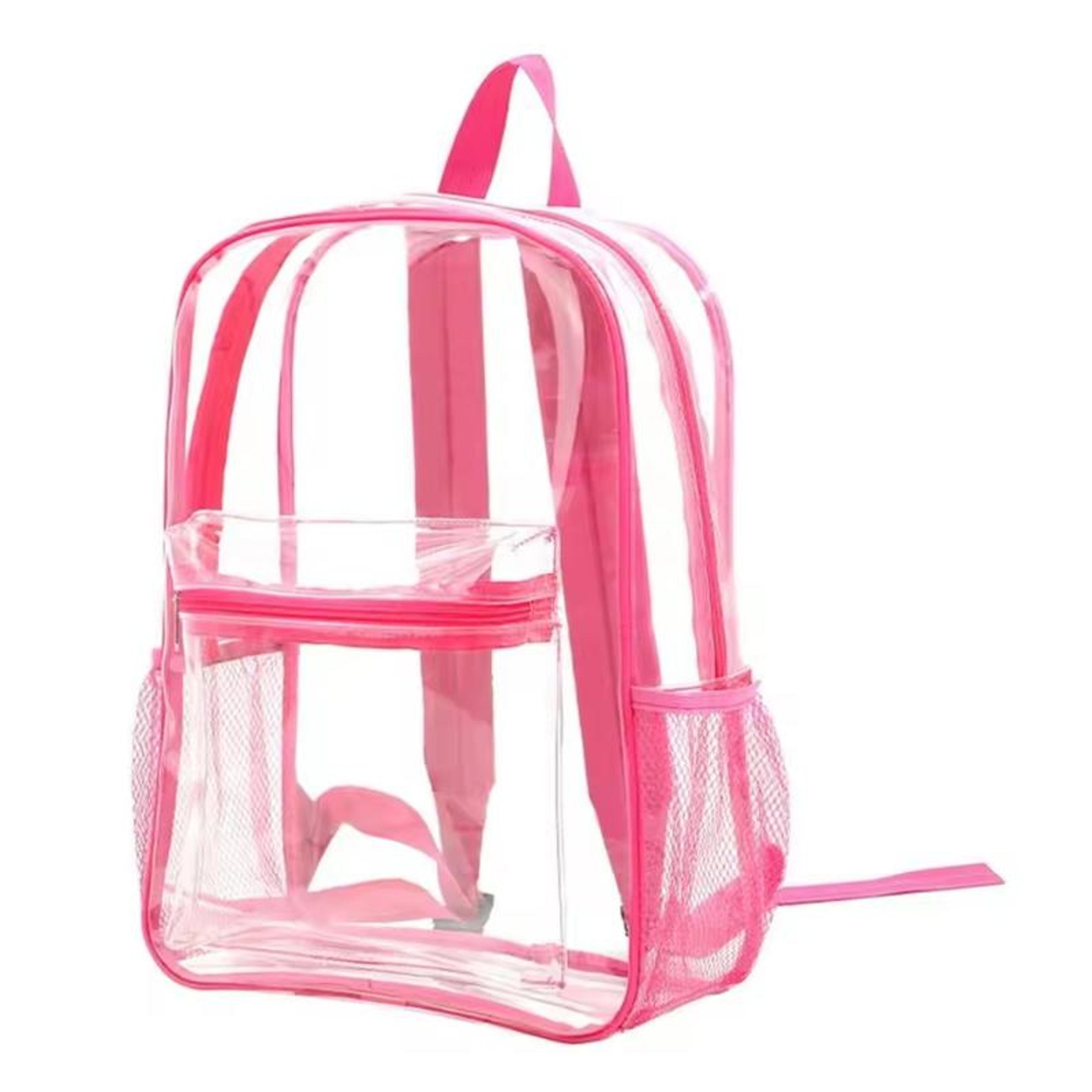 Clear Waterproof Travel Backpack Large Capacity Transparent Backpack For Sports Stadium  Daily Use 2