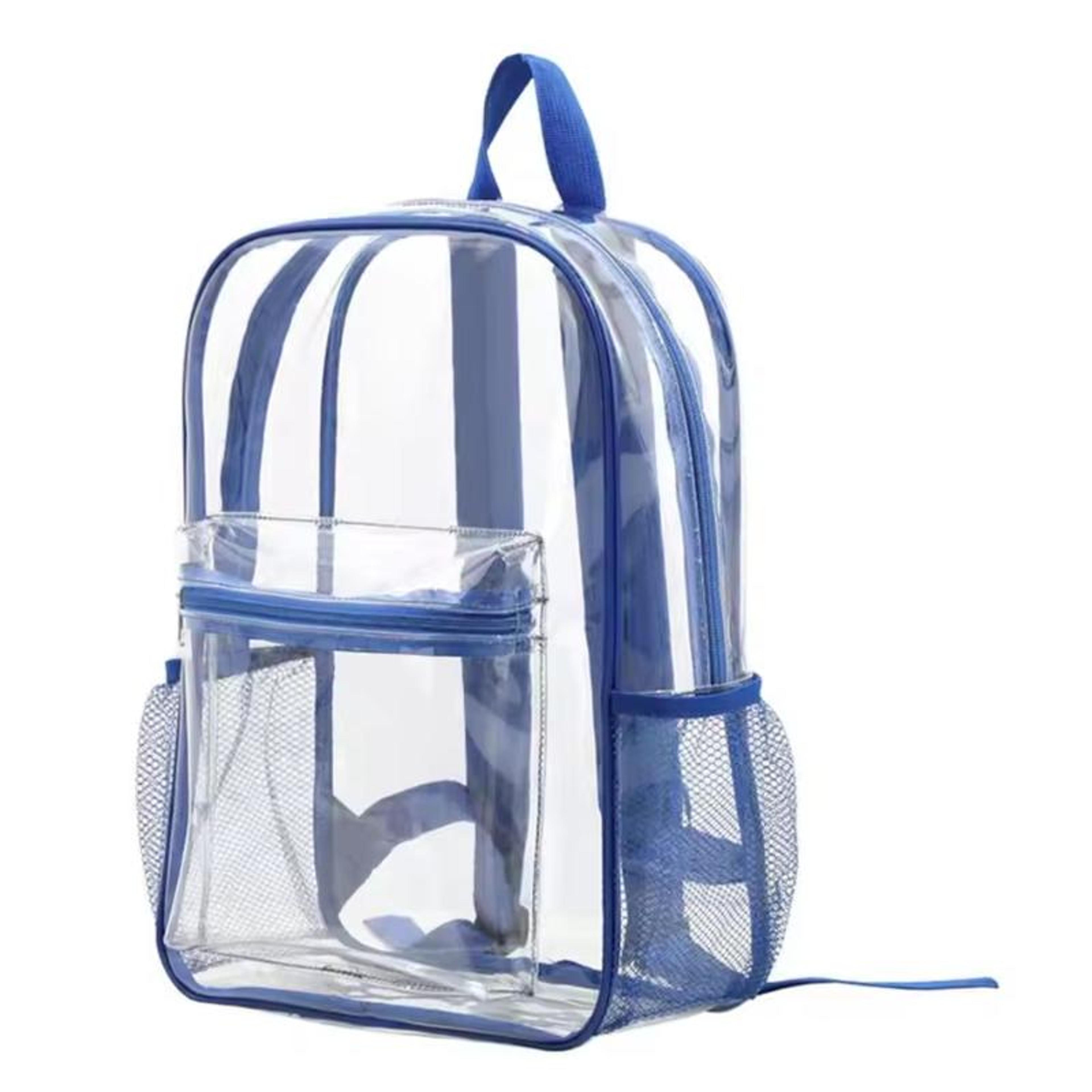 Clear Waterproof Travel Backpack Large Capacity Transparent Backpack For Sports Stadium  Daily Use 4
