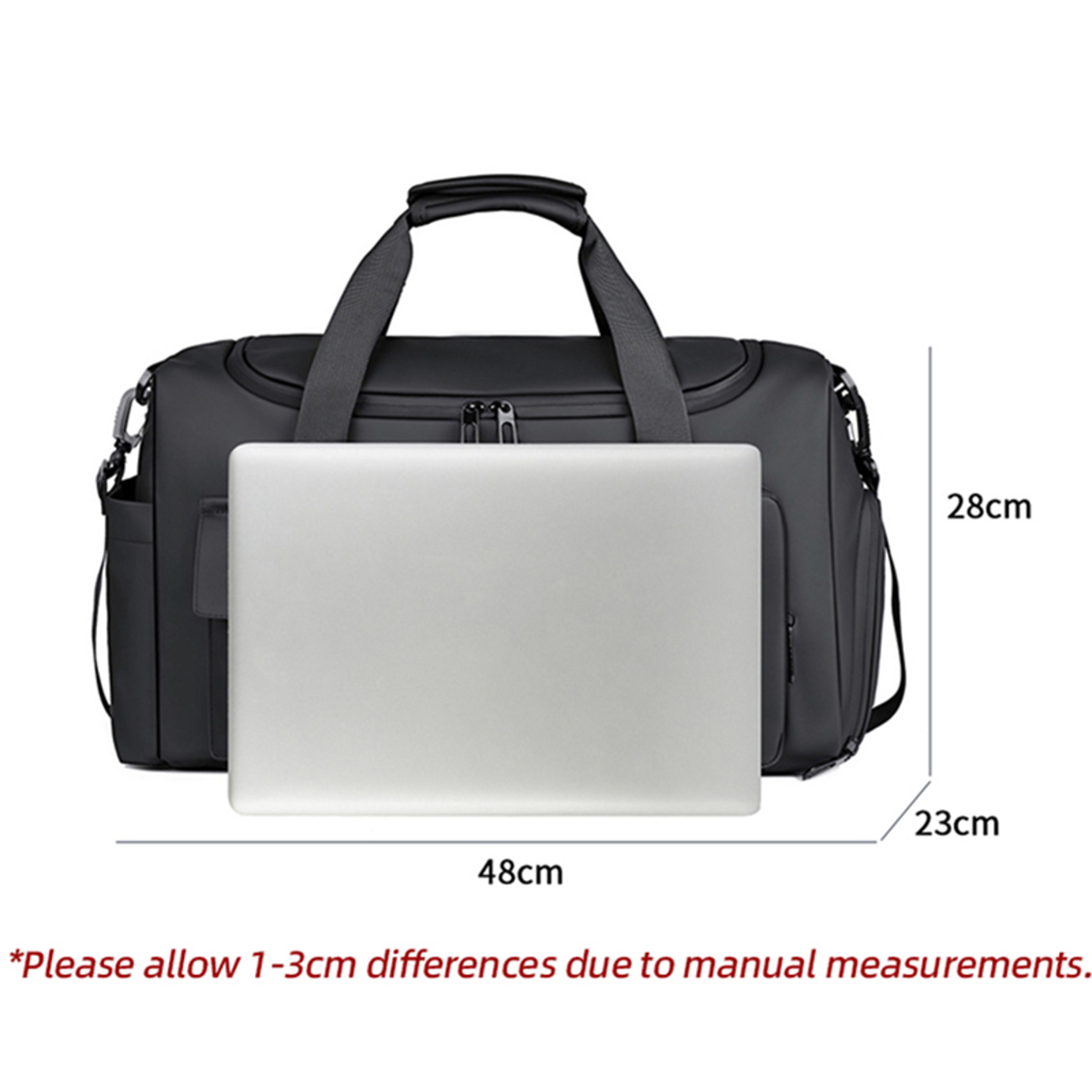 Gym Bag With Shoe Compartment Travel Sports Duffel With Dry Wet Storage 7